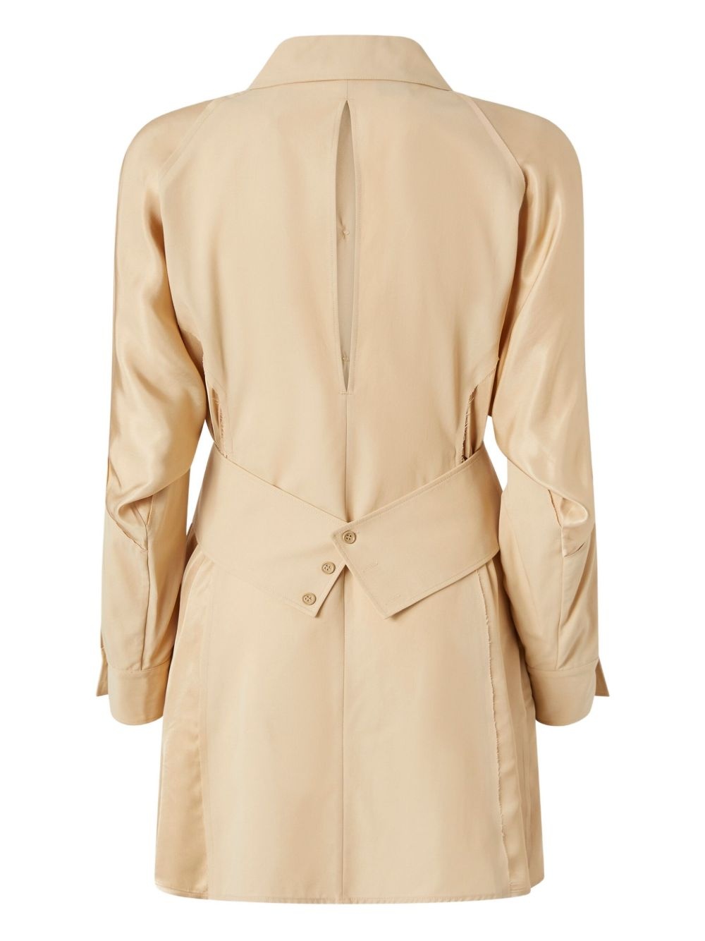 cotton belted shirt dress - 2
