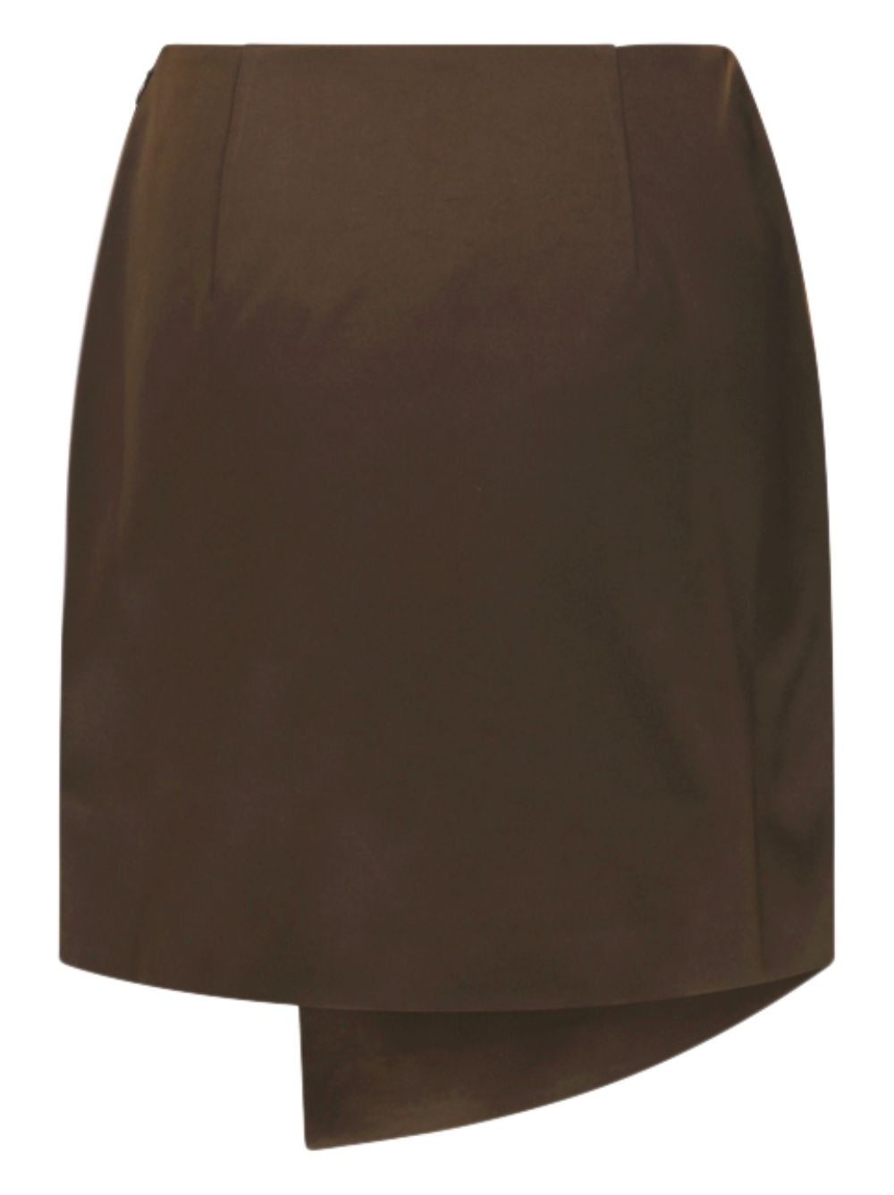 Raye asymmetric satin mini skirt - 2