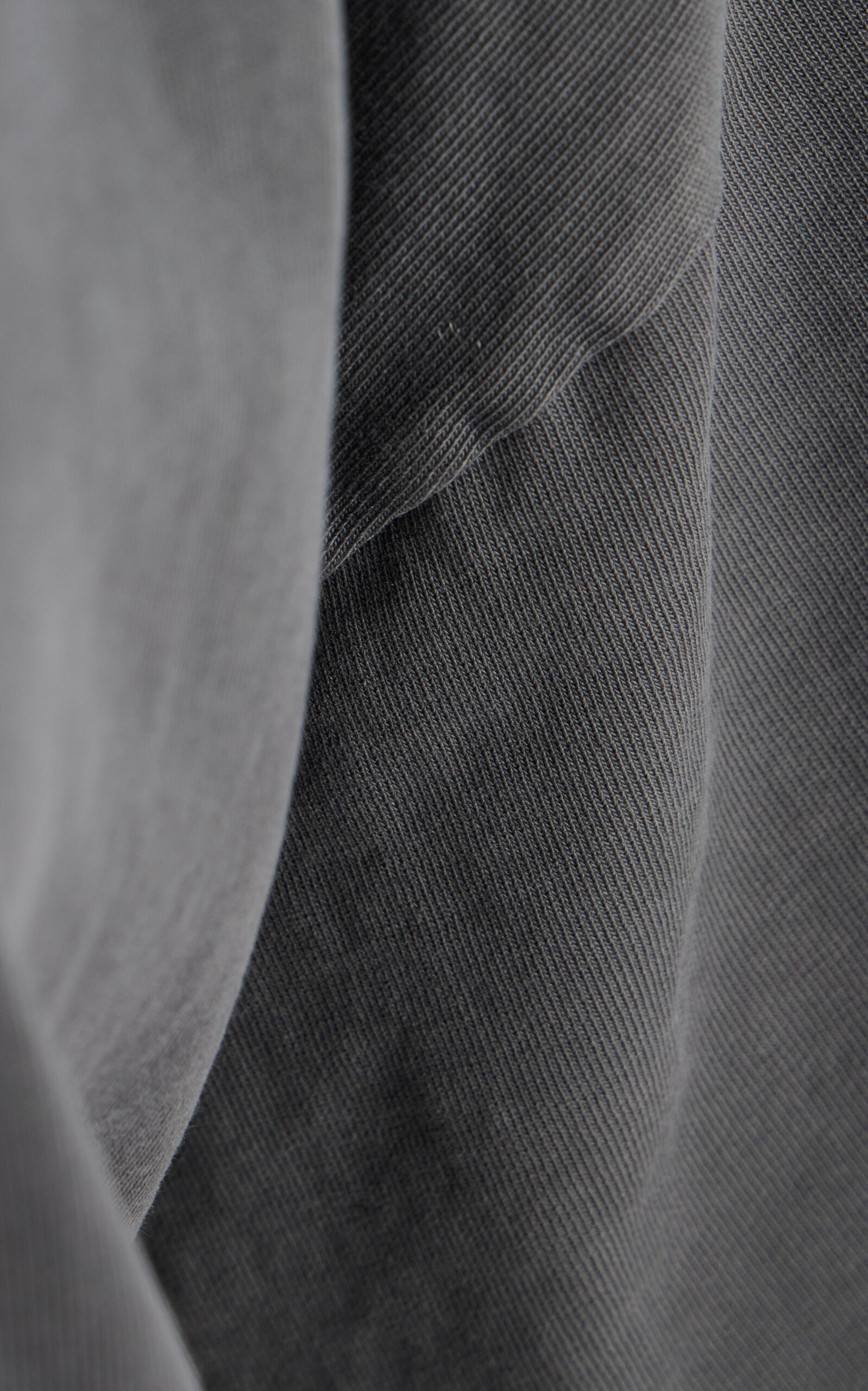 Doyle Draped Cotton T-Shirt grey - 5