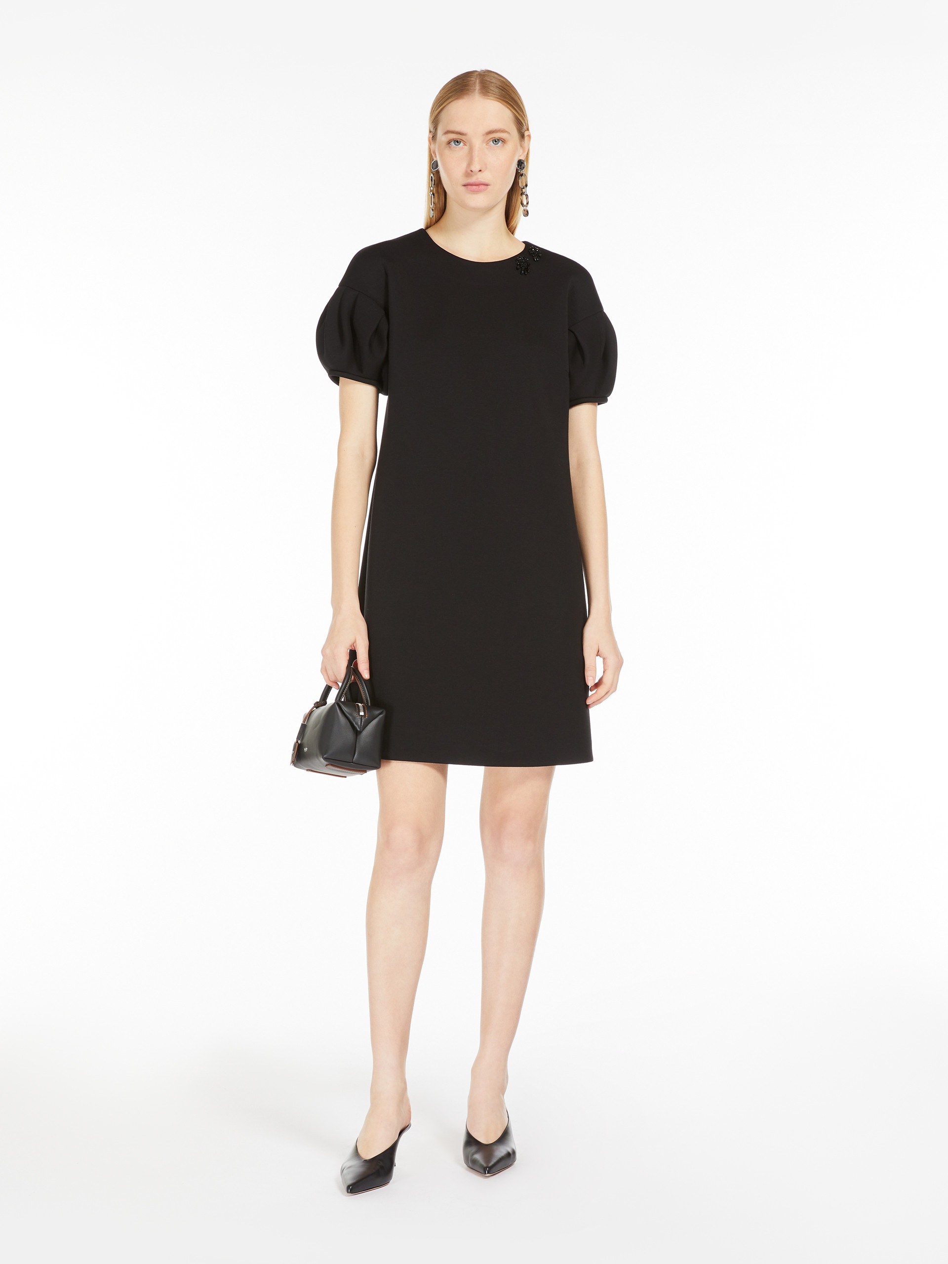 URSOLA Scuba jersey mini dress - 2