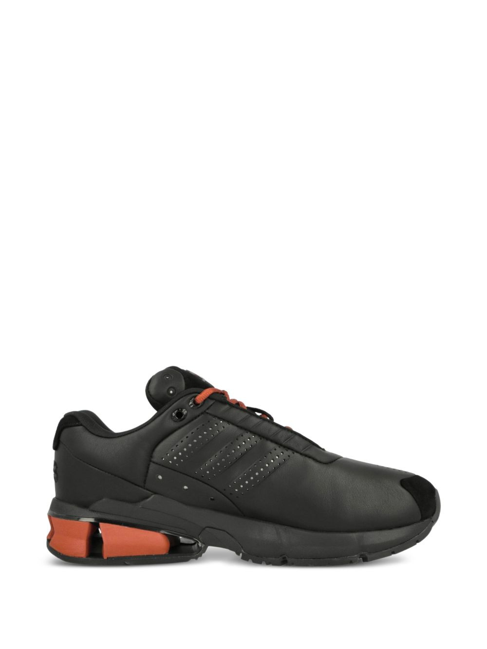 Control leather perforated sneakers - 2