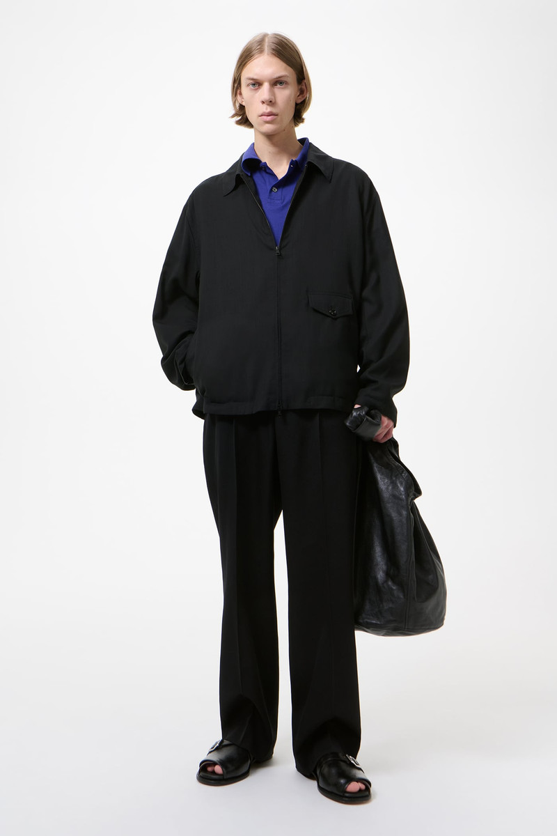Our Legacy Evolved Jacket Eclipse Black Merino Voile outlook