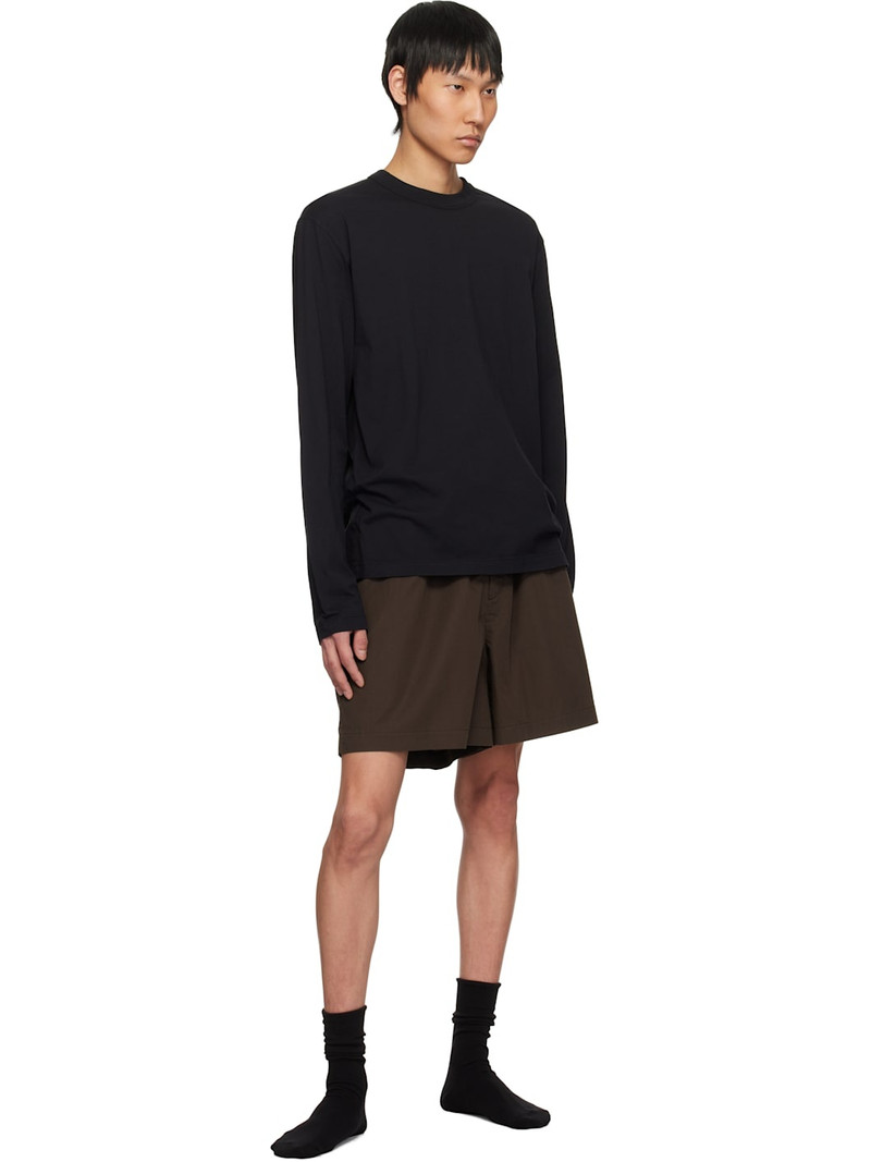 TEKLA Black Long-Sleeved T-shirt outlook
