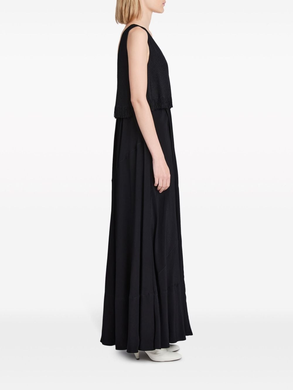 Lynda fringed layered maxi dress - 3