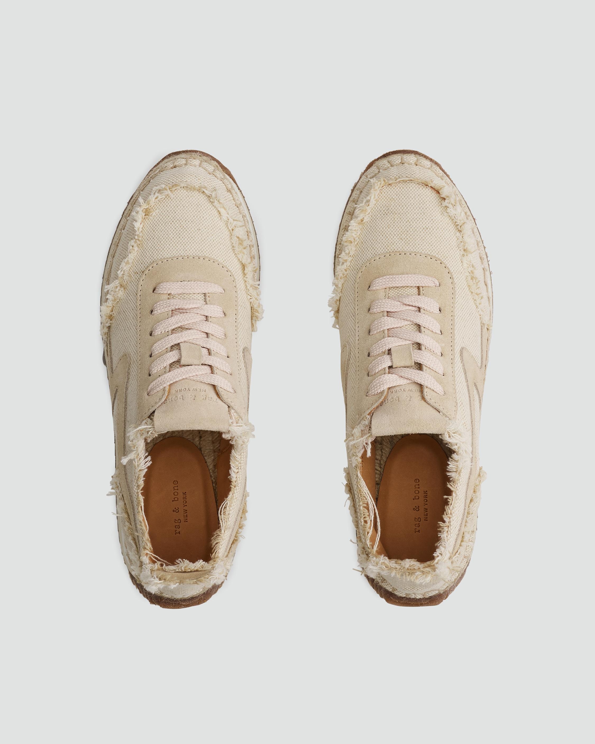Retro Runner Espadrille - Cotton & Linen
Low Top Sneaker - 4