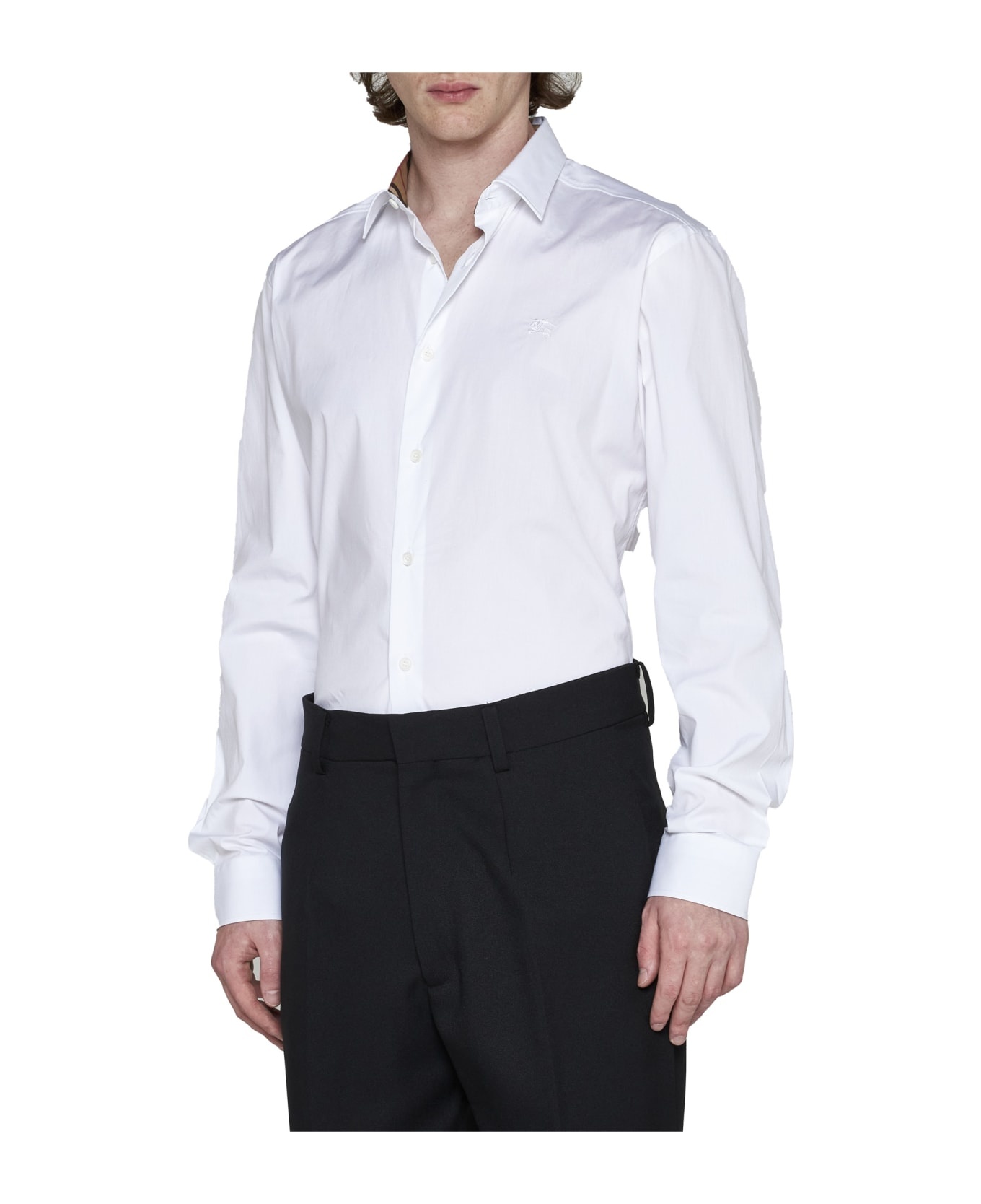 Sherfield Shirt In White Cotton - 2