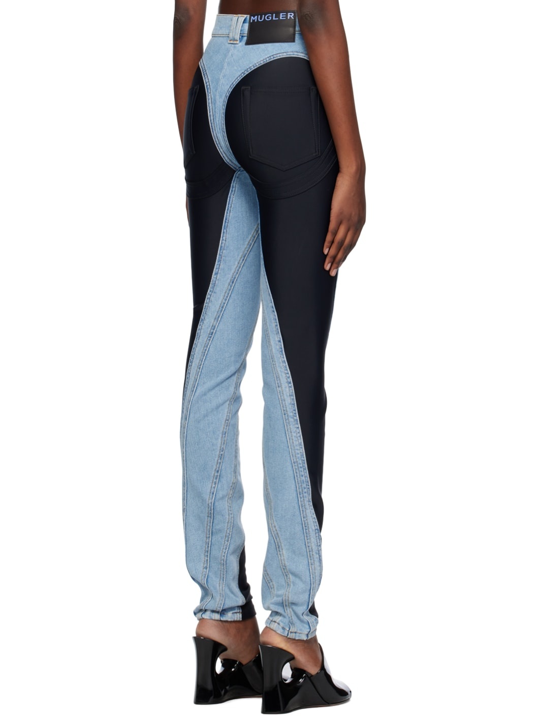 Blue Spiral Jeans - 3