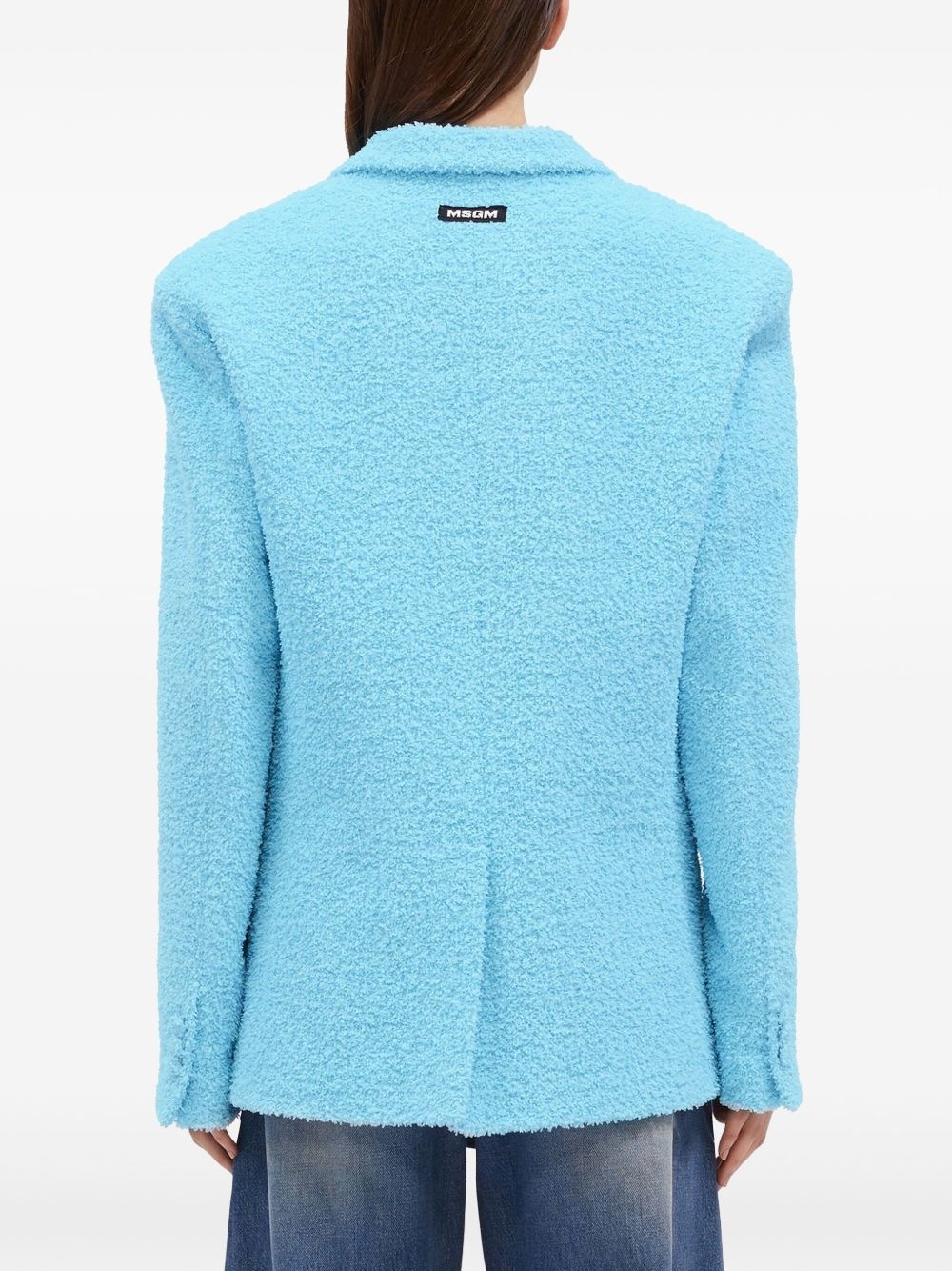 textured blazer - 4