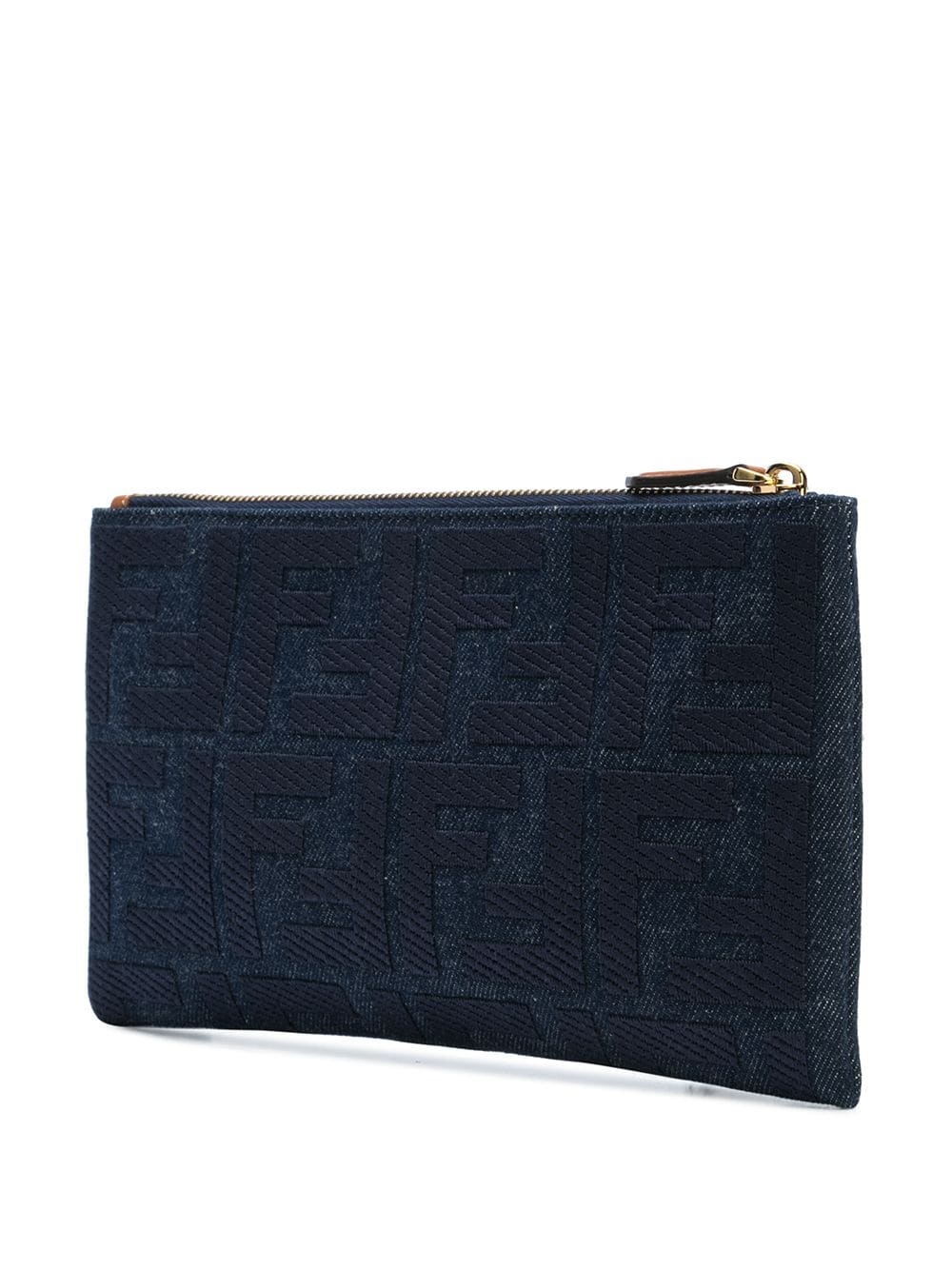 FF embroidered clutch - 3