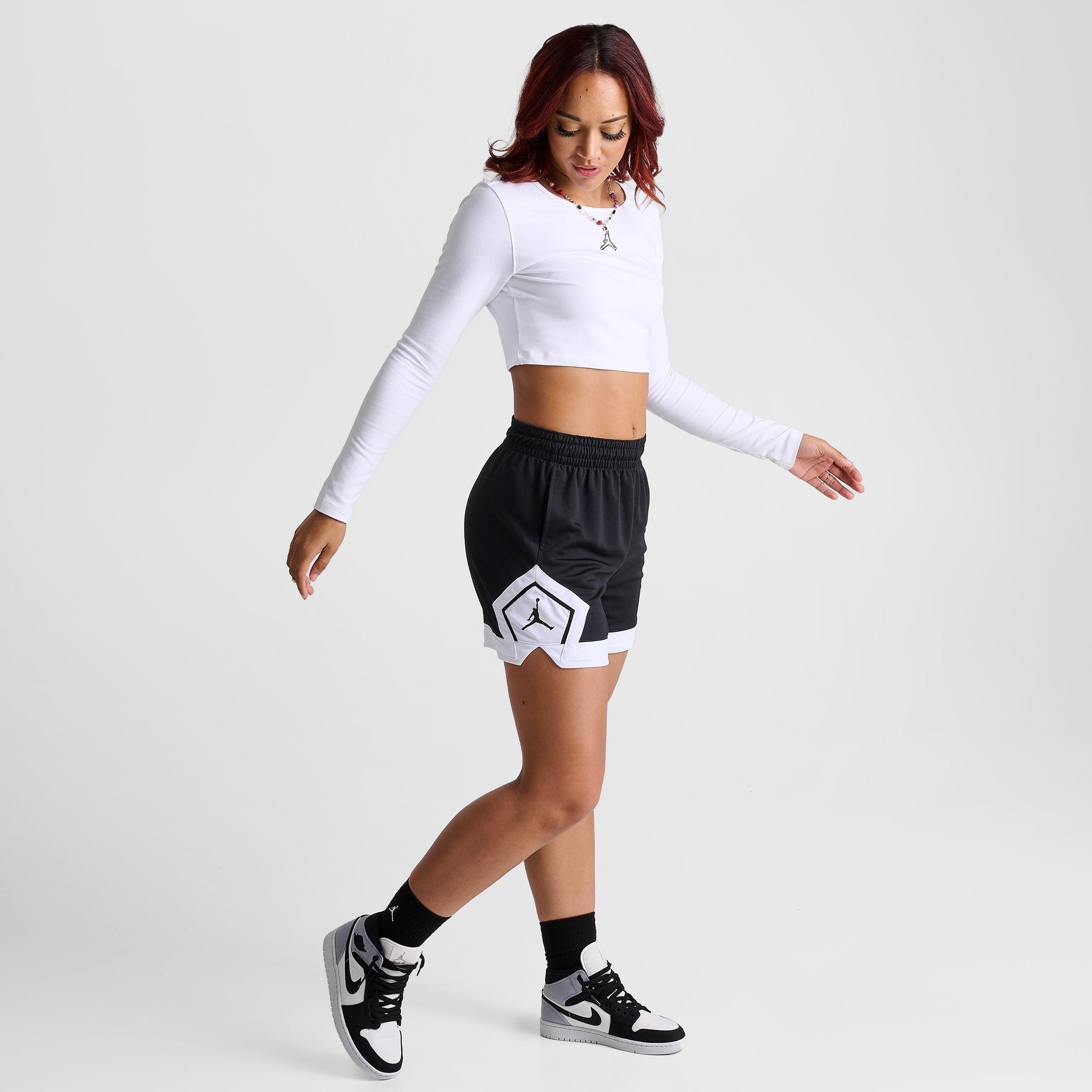 WOMEN'S JORDAN SPORT 4" DIAMOND BASKETBALL SHORTS - 2