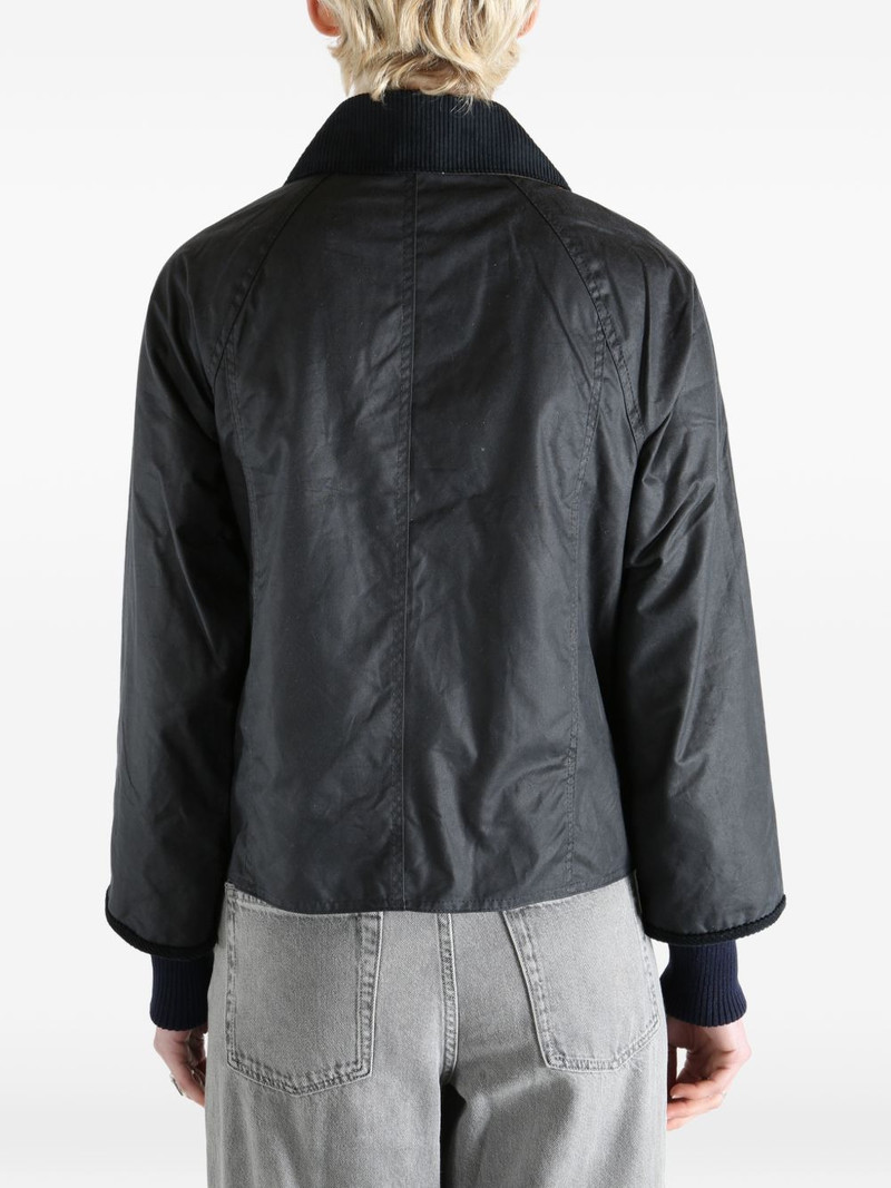 Beadnell corduroy-collar cropped jacket 4