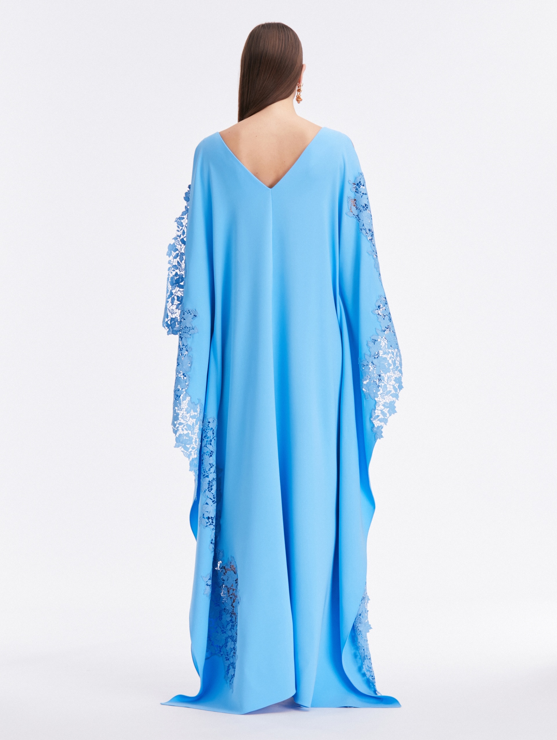 GARDENIA GUIPURE LACE CAFTAN - 2