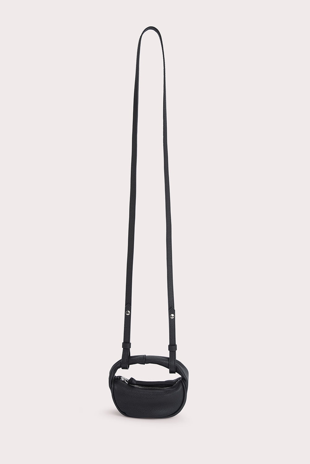 MICRO CUSH BLACK SMALL GRAIN CALF LEATHER - 8