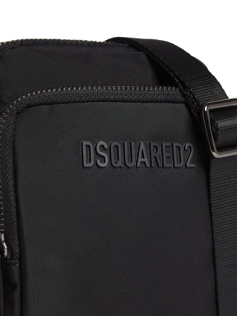 logo-lettering messenger bag - 5