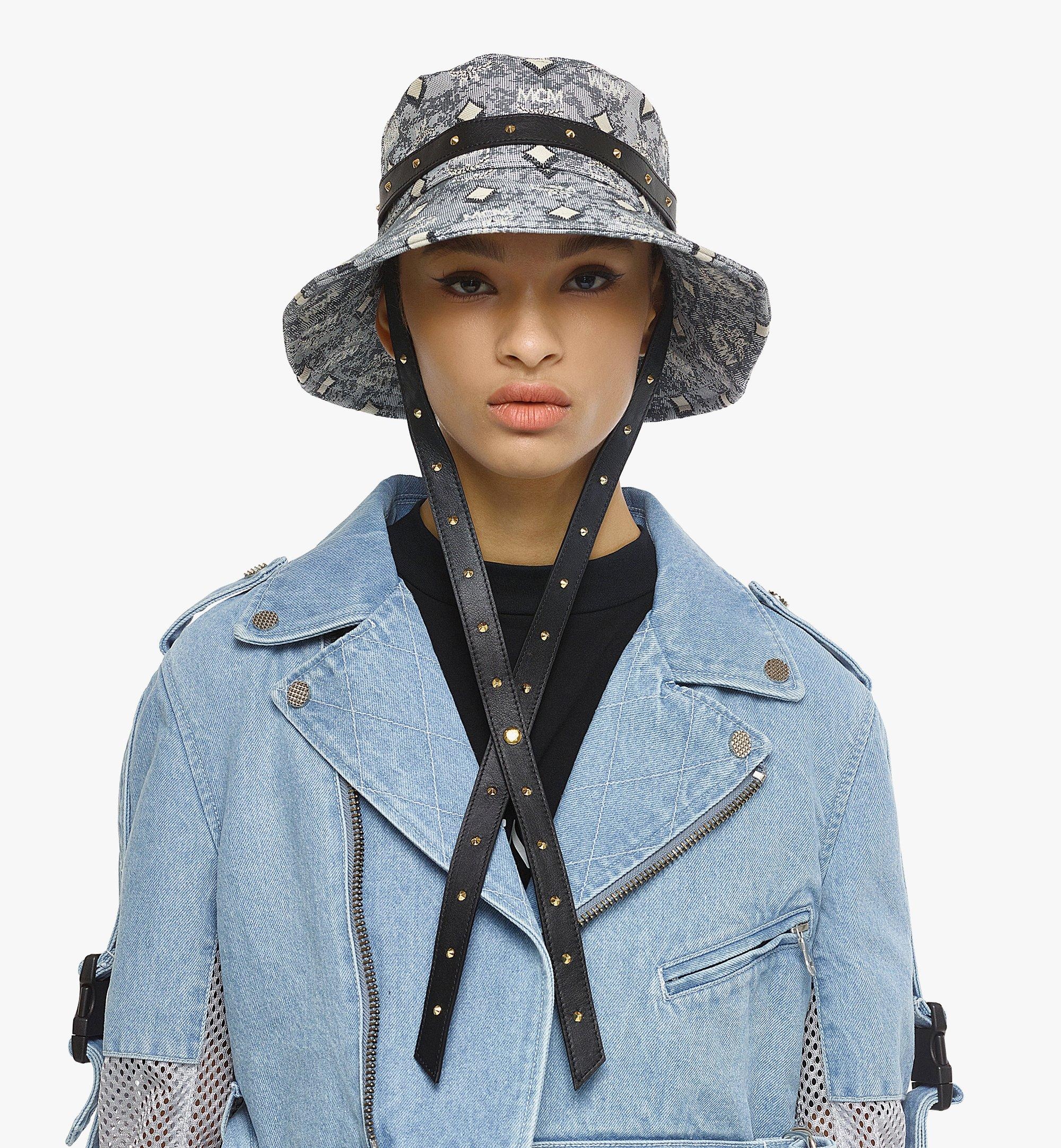 Bucket Hat in Studded Vintage Monogram Jacquard - 2
