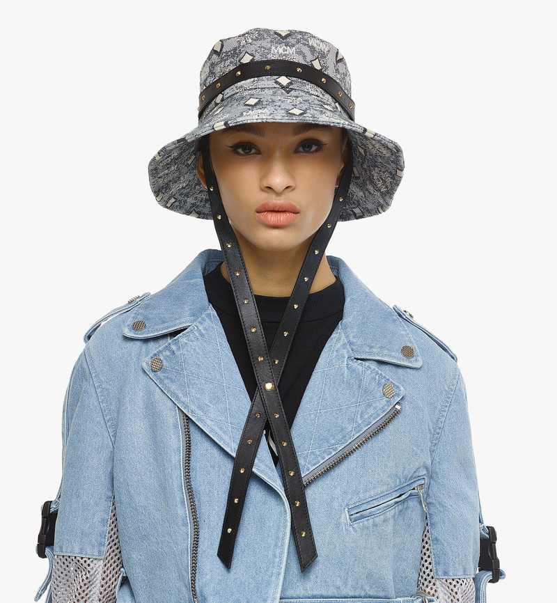 MCM Bucket Hat in Studded Vintage Monogram Jacquard outlook