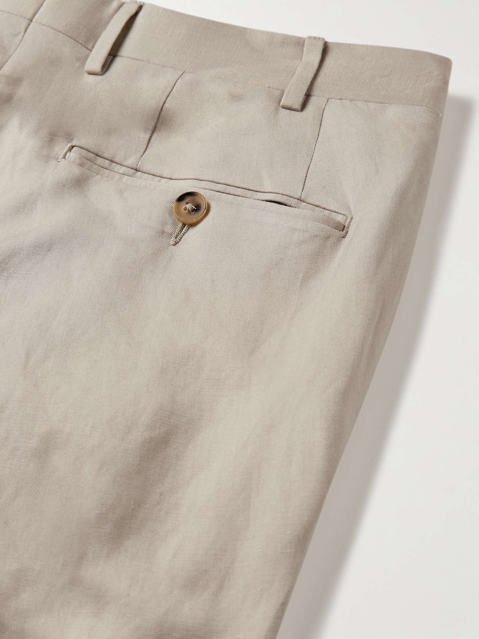 Kei Slim-Fit Tapered Linen and Silk-Blend Suit Trousers - 5