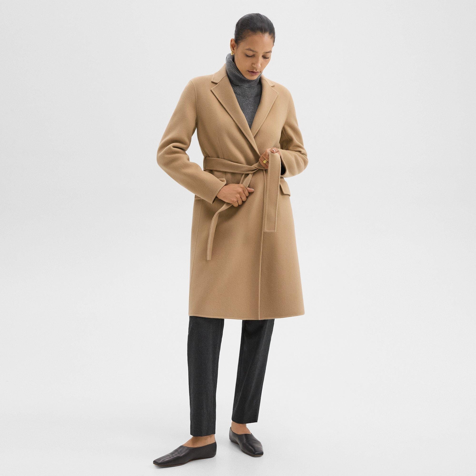 Wrap Coat in Double-Face Wool-Cashmere - 2