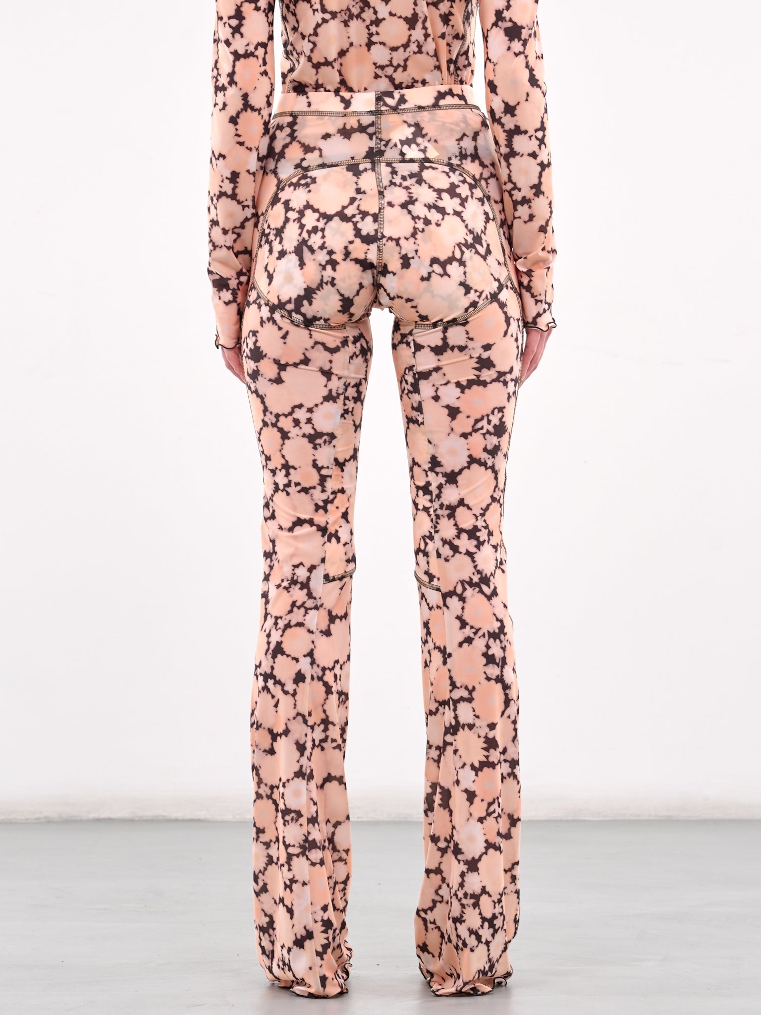High Waist Printed Leggings - 3