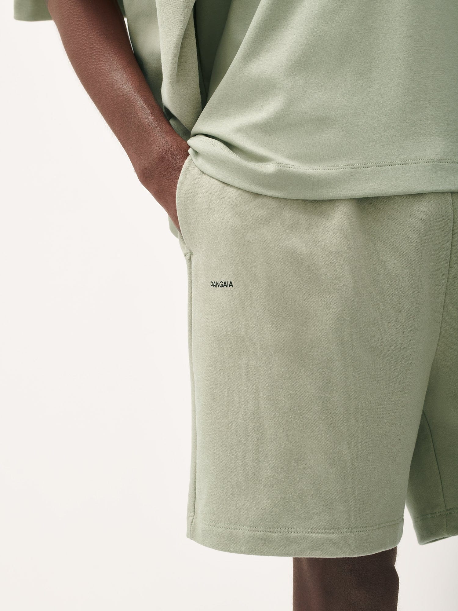 Mens 365 Midweight Mid Length Shorts - Moss-Green - 4
