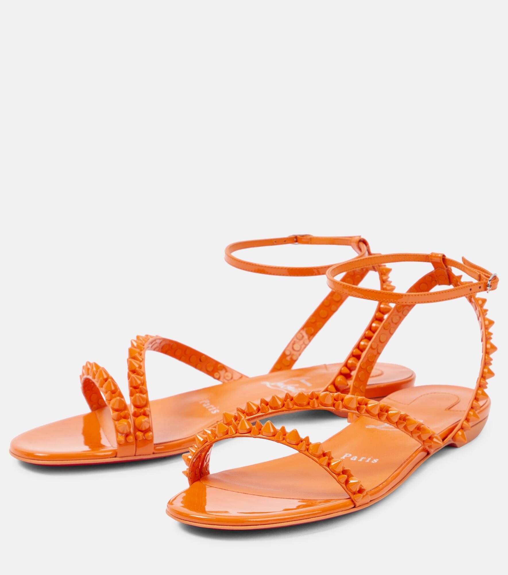 Mafaldina Spikes leather sandals - 5