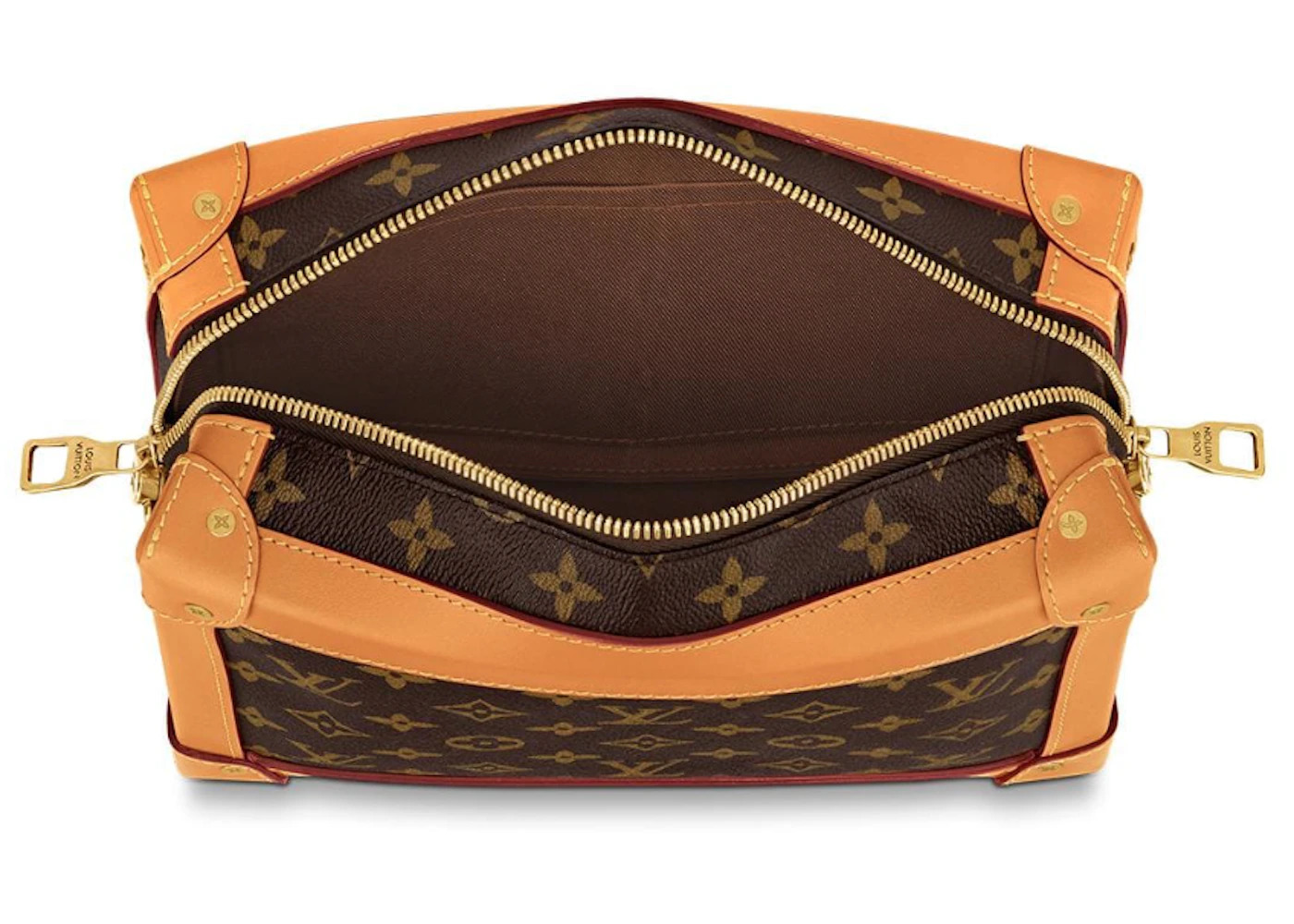 Louis Vuitton Soft Trunk Monogram Gold-tone Brown - 3