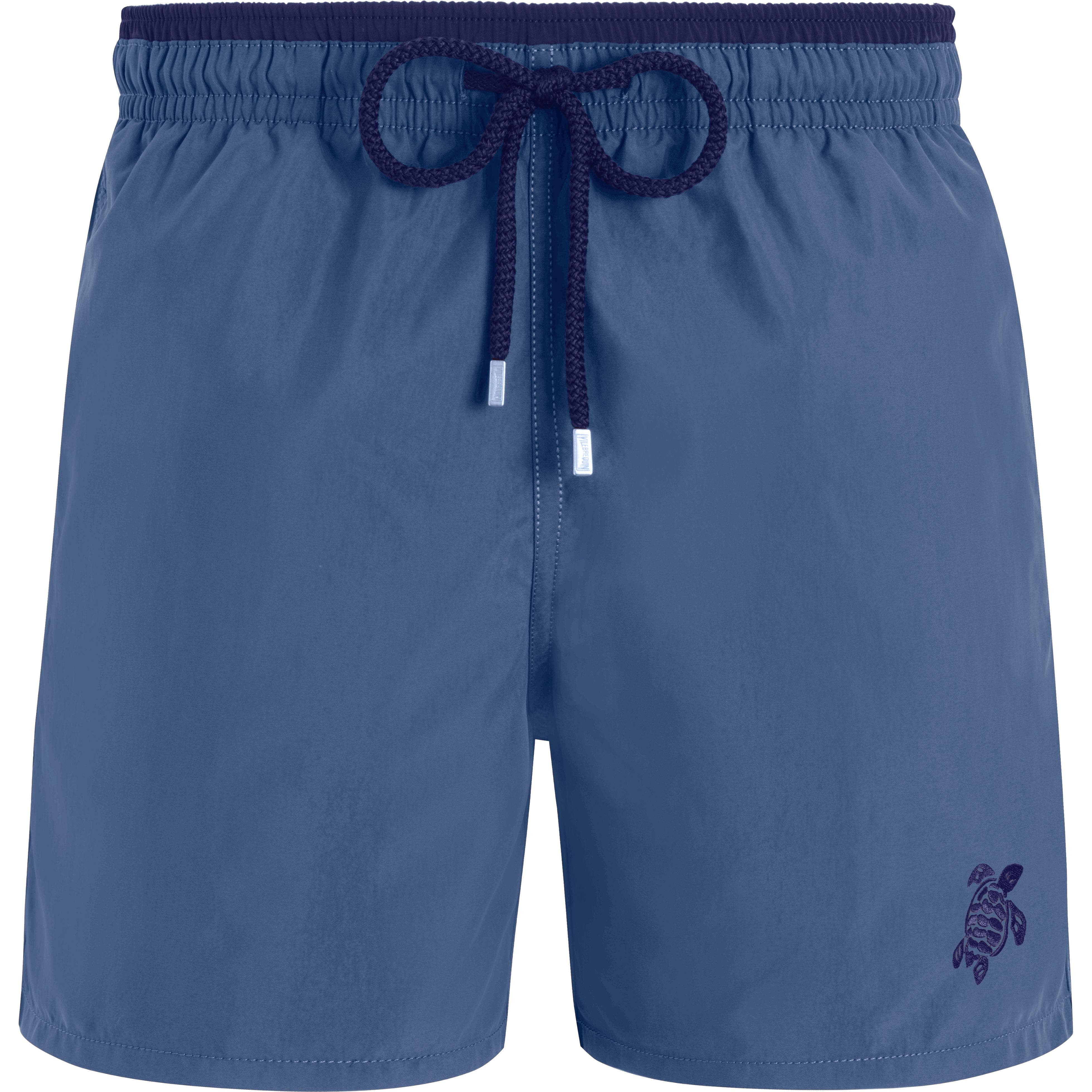 Vilebrequin Men's Solid Bicolor Swim Shorts in Tempête at Nordstrom - 3
