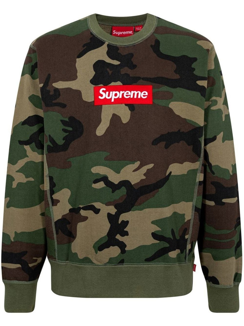 Box Logo camouflage sweatshirt - 1