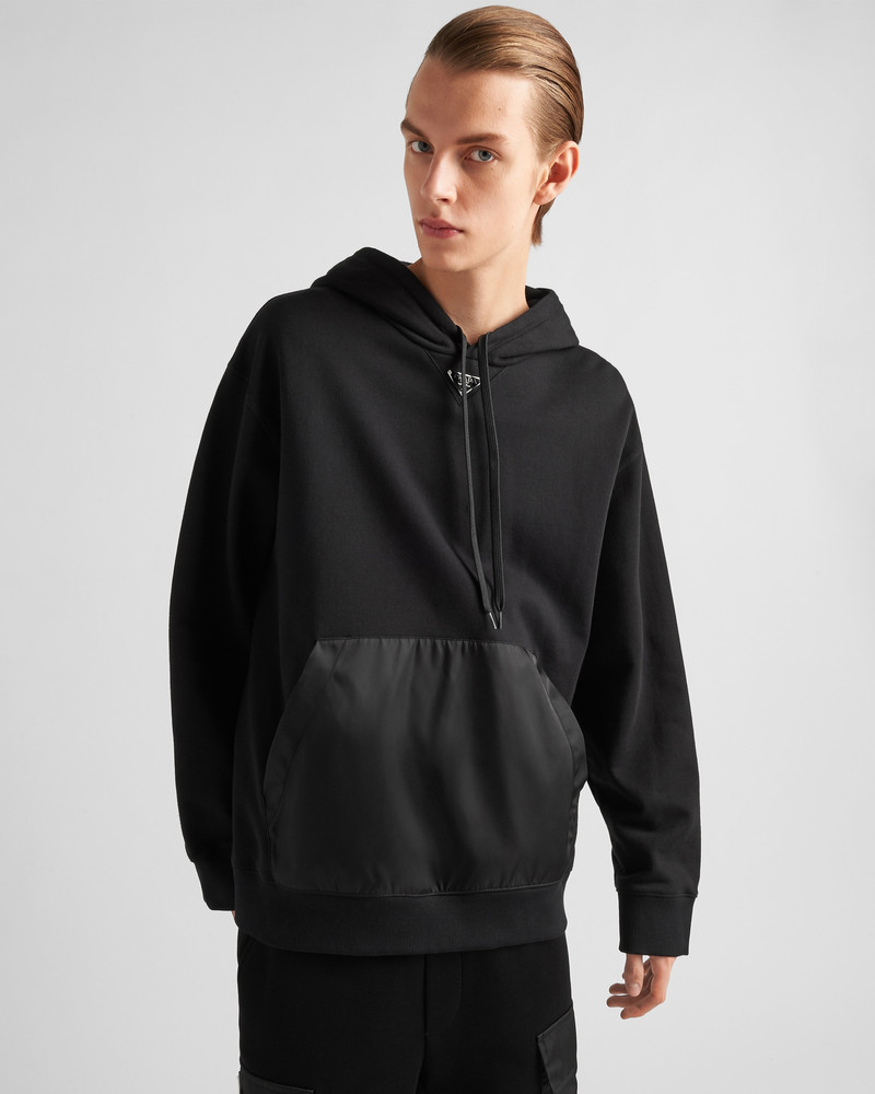 Cotton fleece hoodie 4