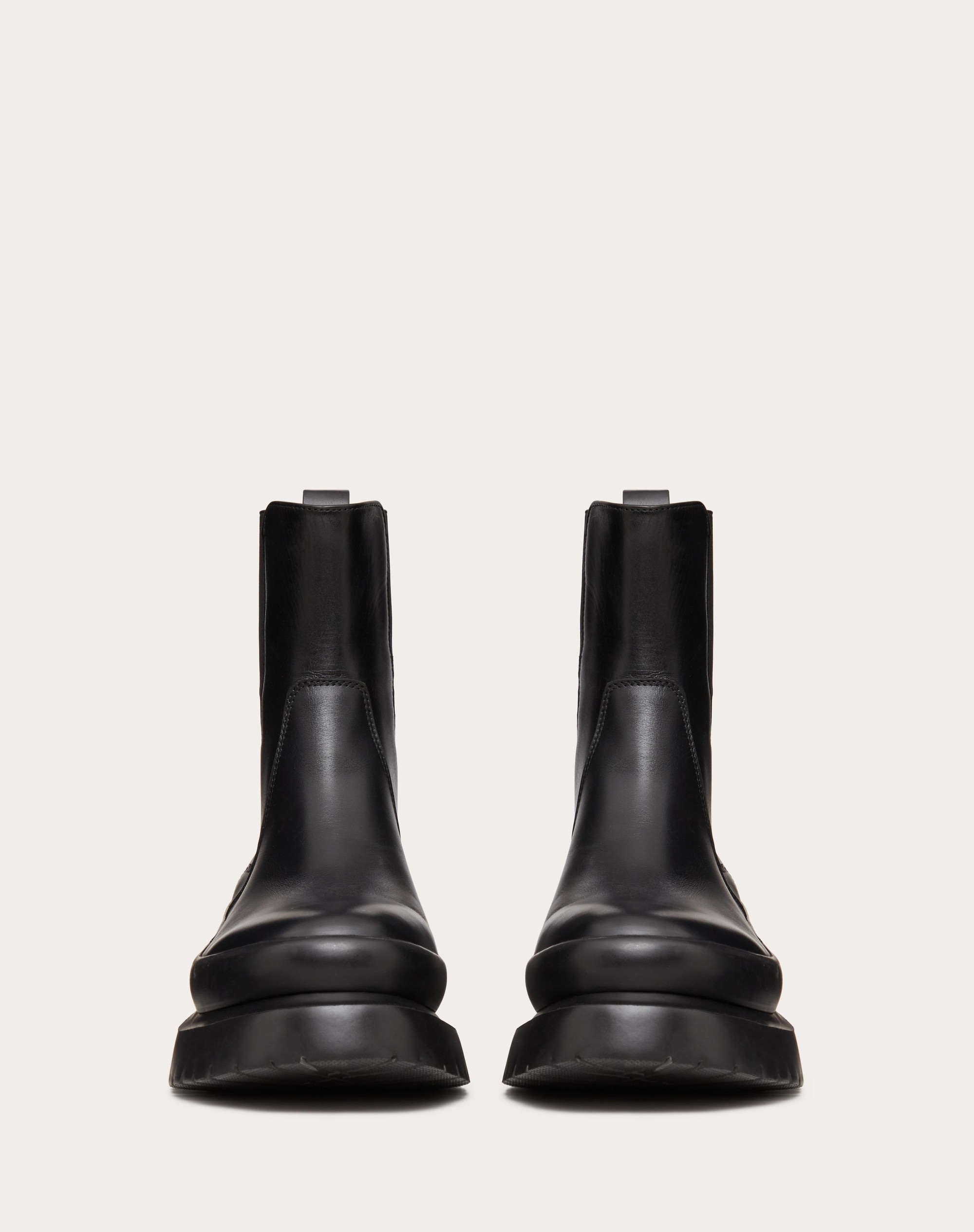 ROMAN STUD CALFSKIN ANKLE BOOT - 4
