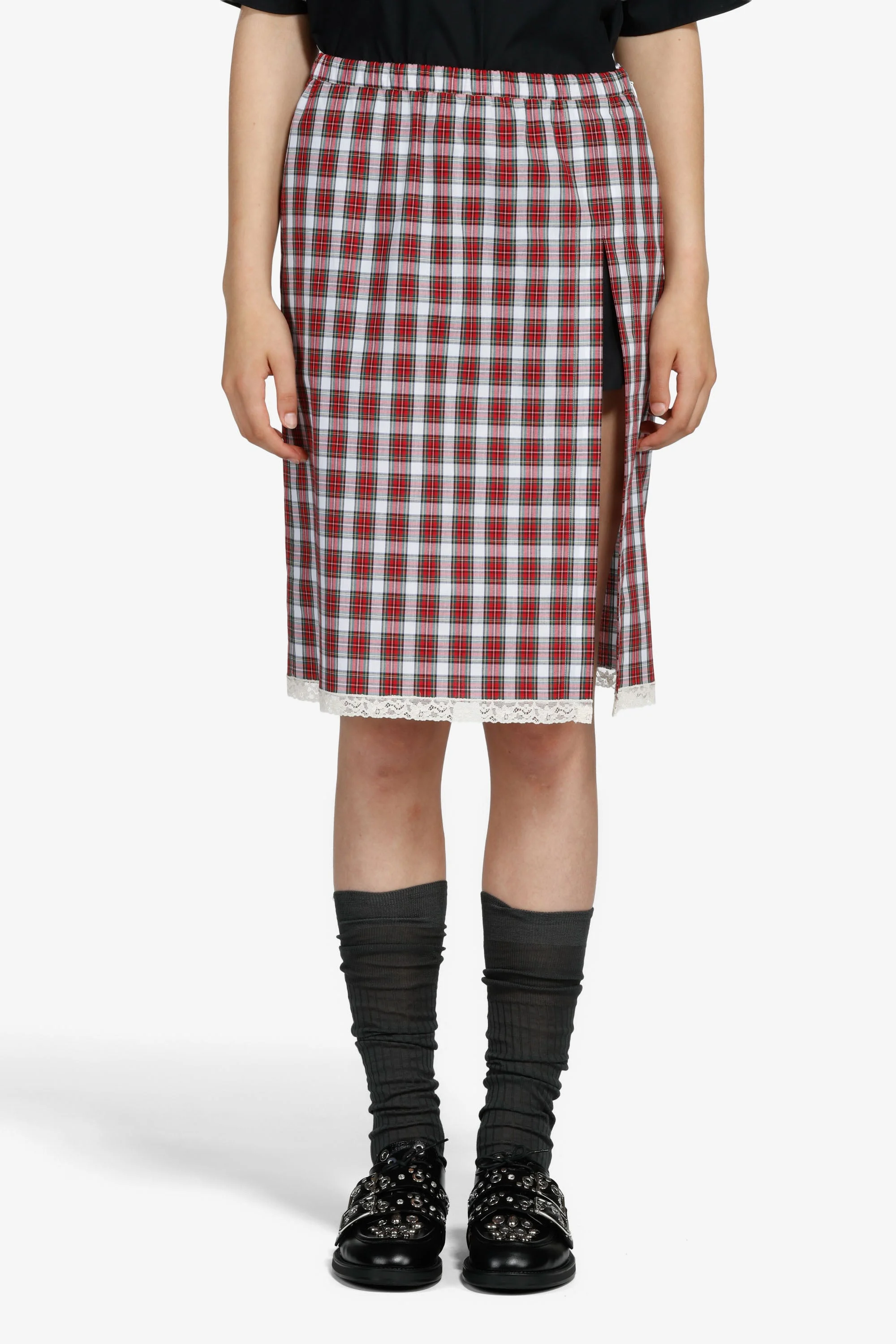 PENCIL SKIRT WITH SLIT - 1