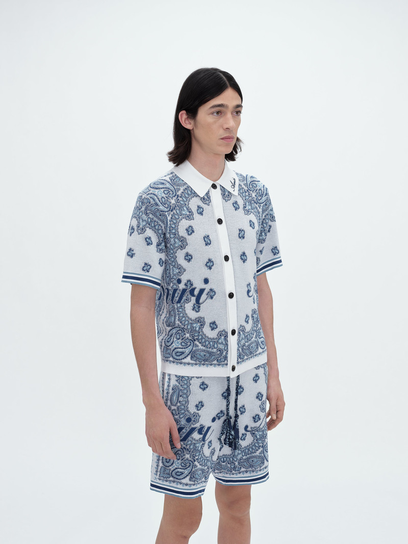 AMIRI COTTON BANDANA SS POLO outlook