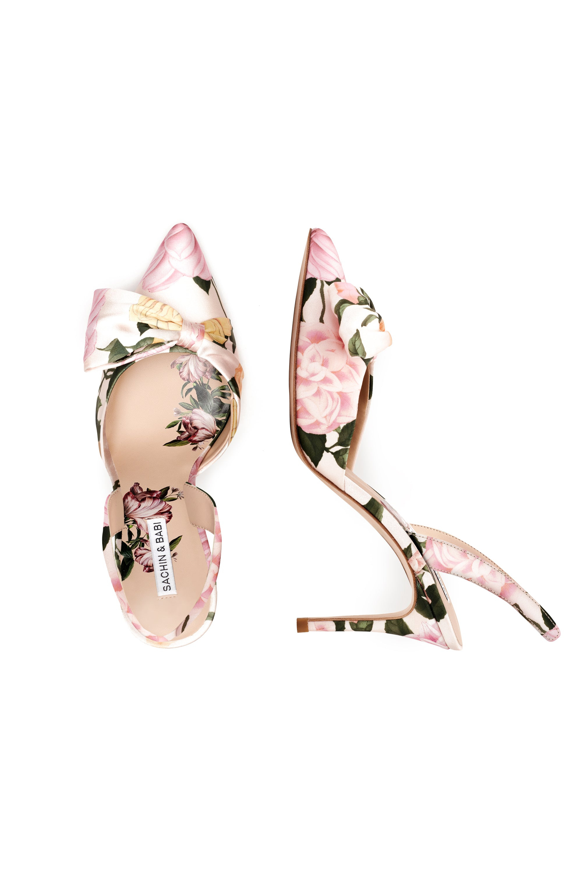Lenox Obi-Bow Slingback - Pink Lemonade Bouquet - 3