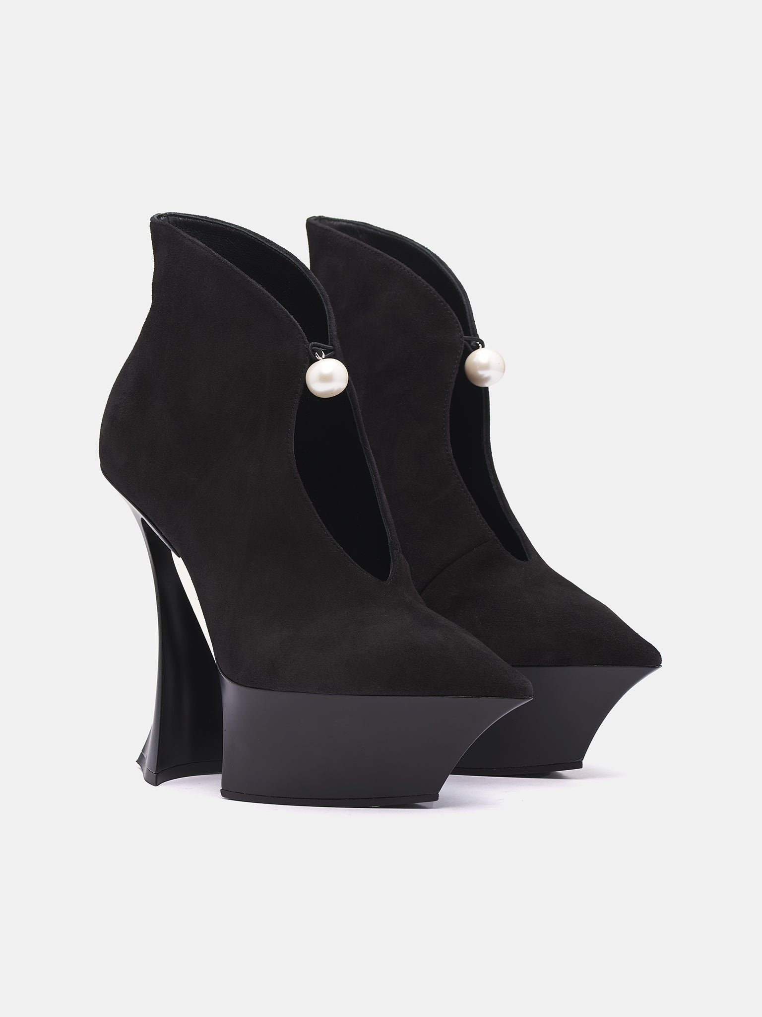 Sculptural Platform Heels - 5