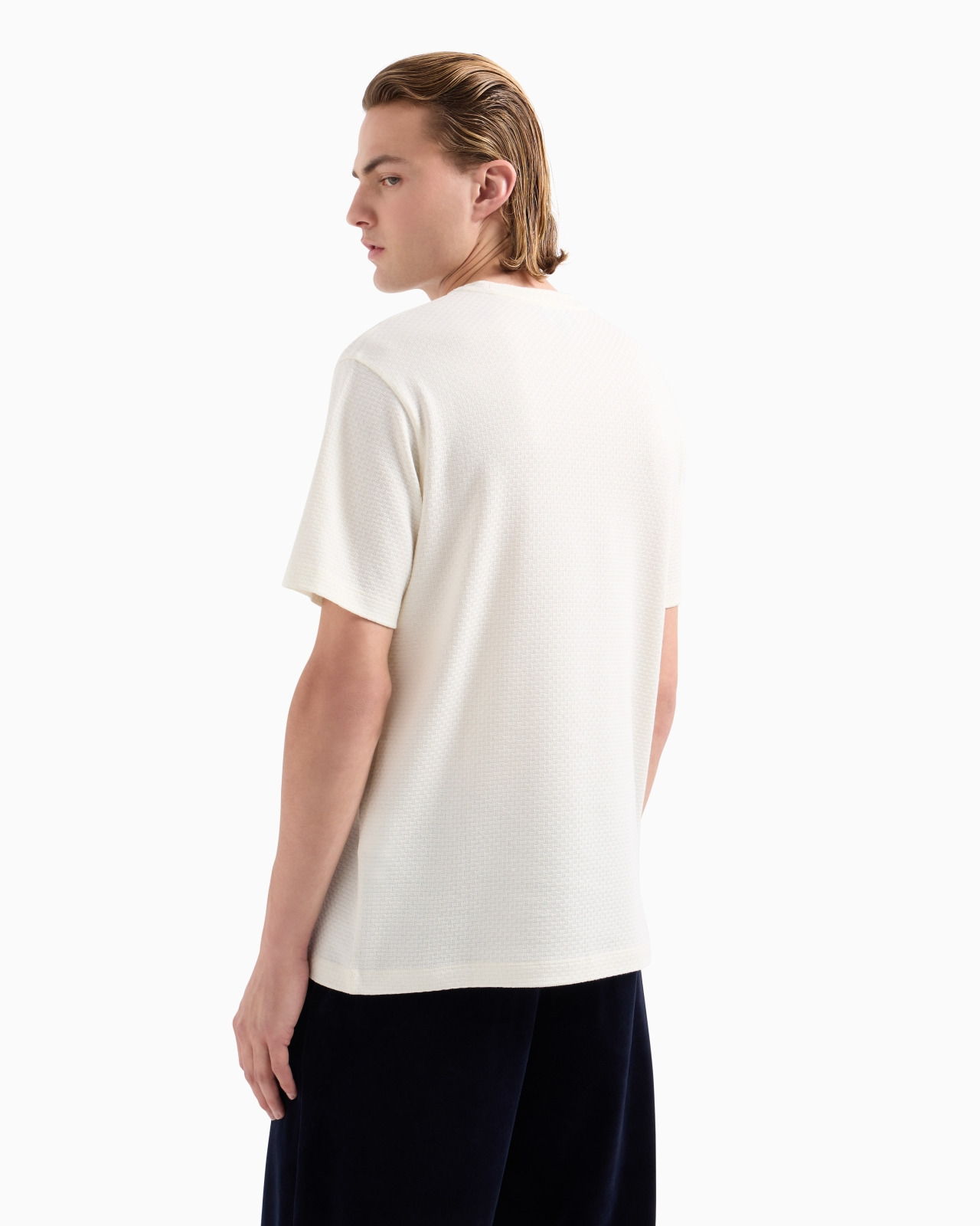 Jacquard jersey T-shirt - 3