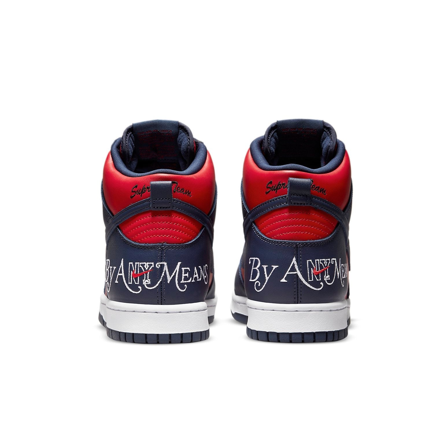Nike x Supreme SB Dunk High 'By Any Means - Red Navy' DN3741-600 - 5