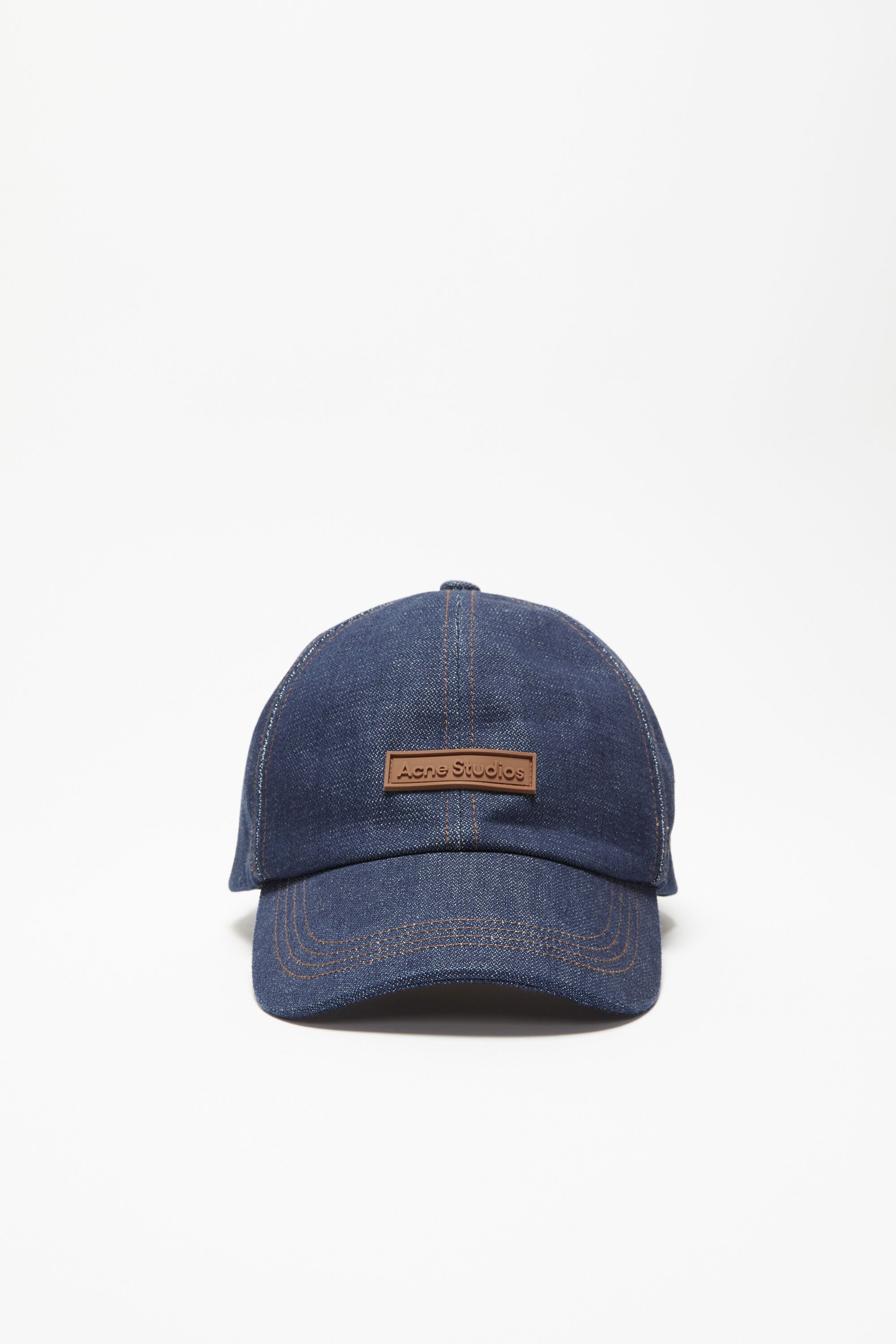 Denim baseball cap - Indigo blue - 1