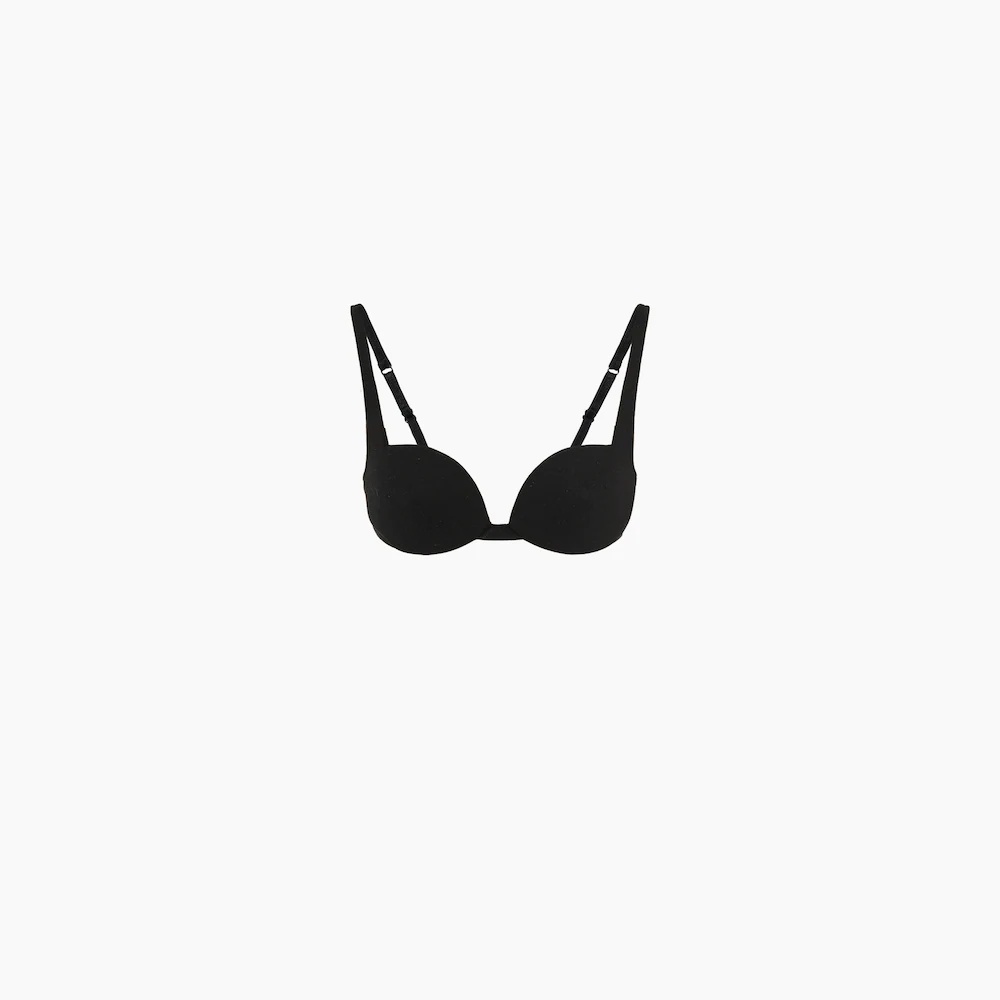 Jersey bra with logo - 1