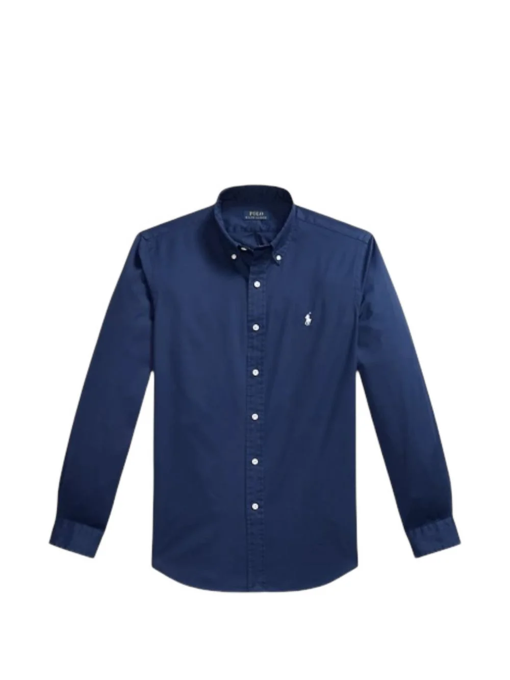 custom-fit twill shirt - 1