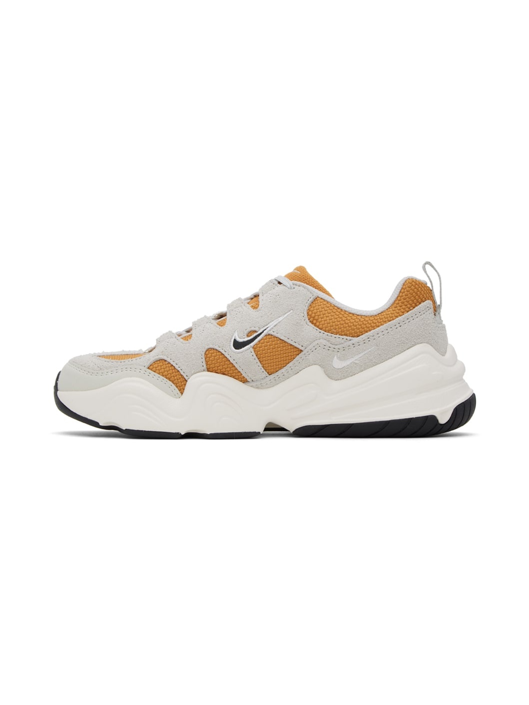 Gray & Orange Tech Hera Sneakers - 3