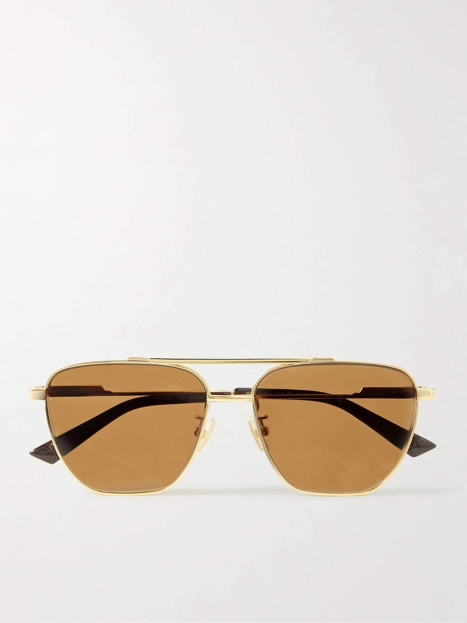 Aviator-Style Metal Sunglasses - 1