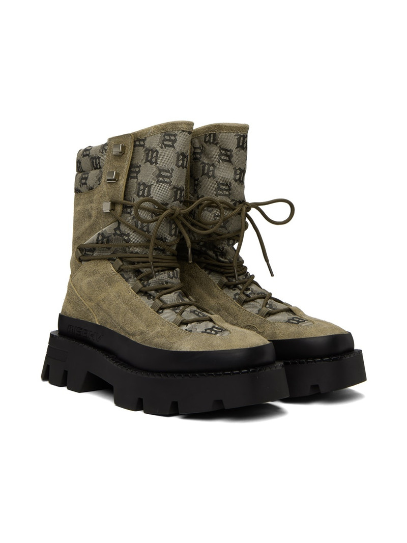 Taupe 'The Ibiza' Combat Boots 4