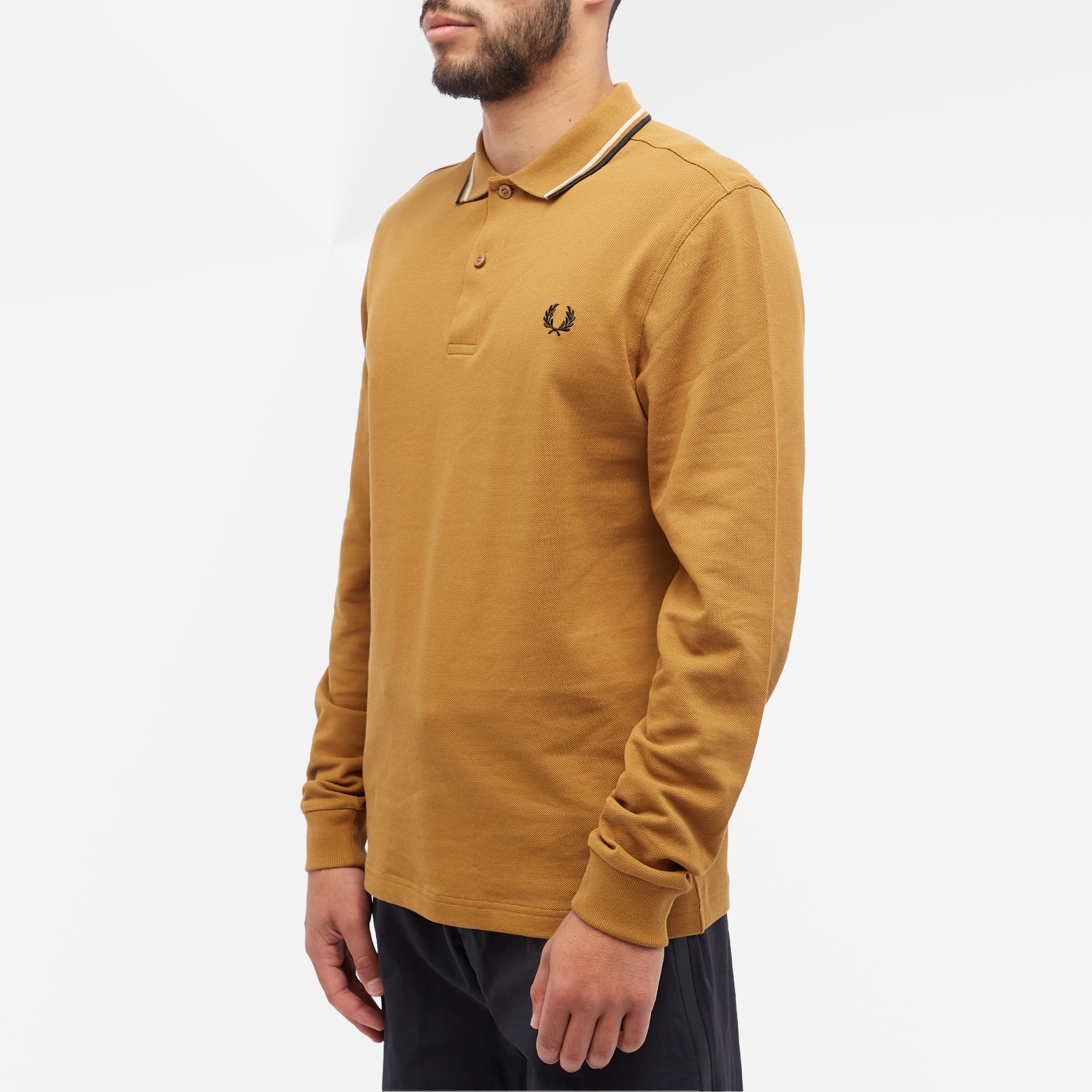 Fred Perry Long Sleeve Twin Tipped Polo - 2