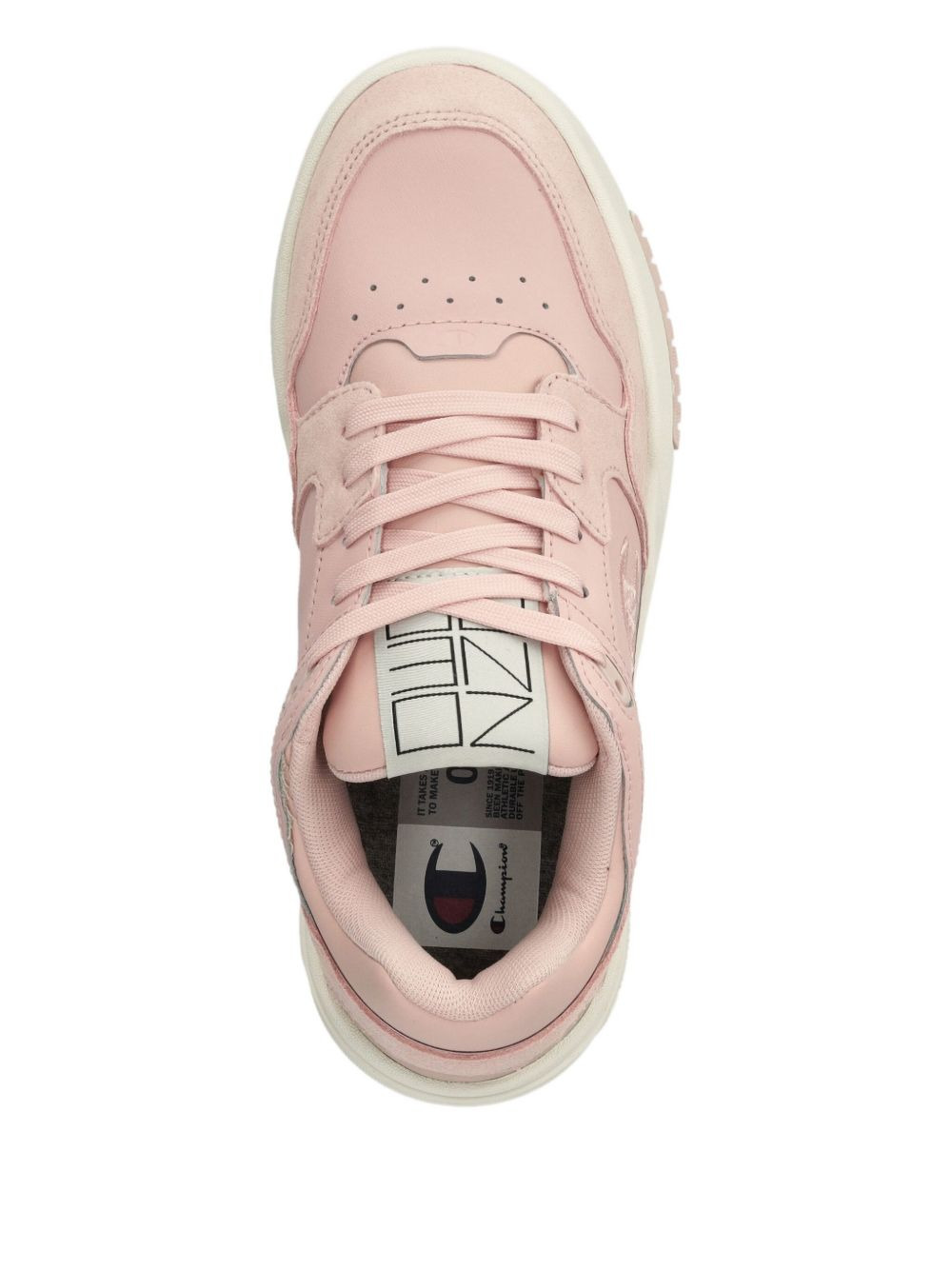 logo-detail perforated sneakers - 3