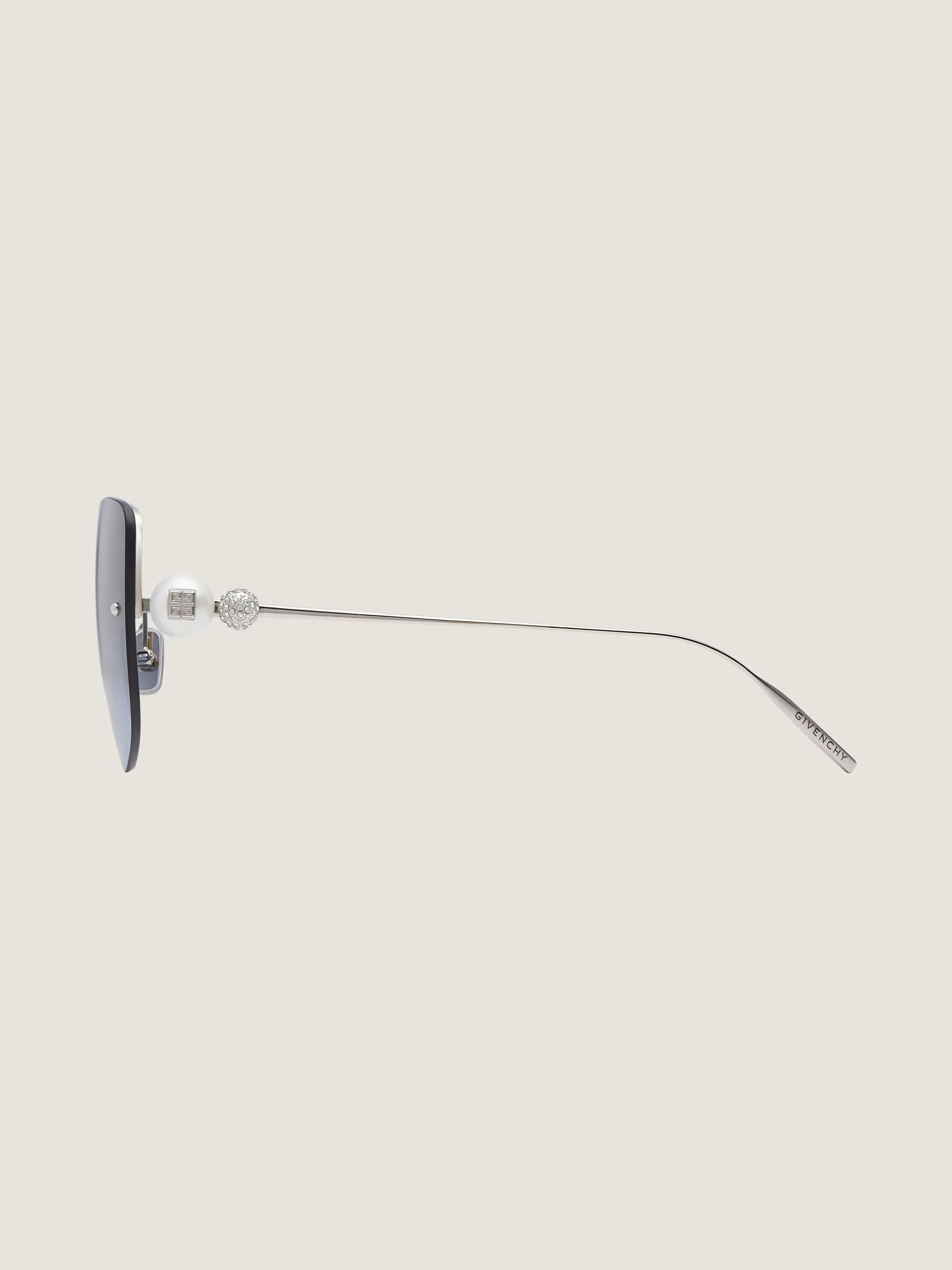 4G PEARL SUNGLASSES IN METAL WITH CRYSTALS - 3
