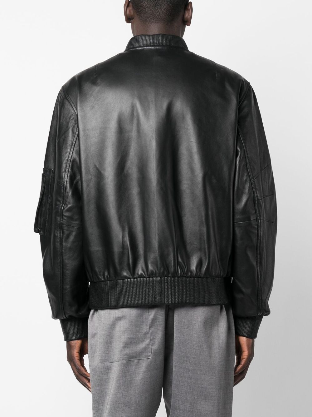 Savona leather bomber jacket - 5