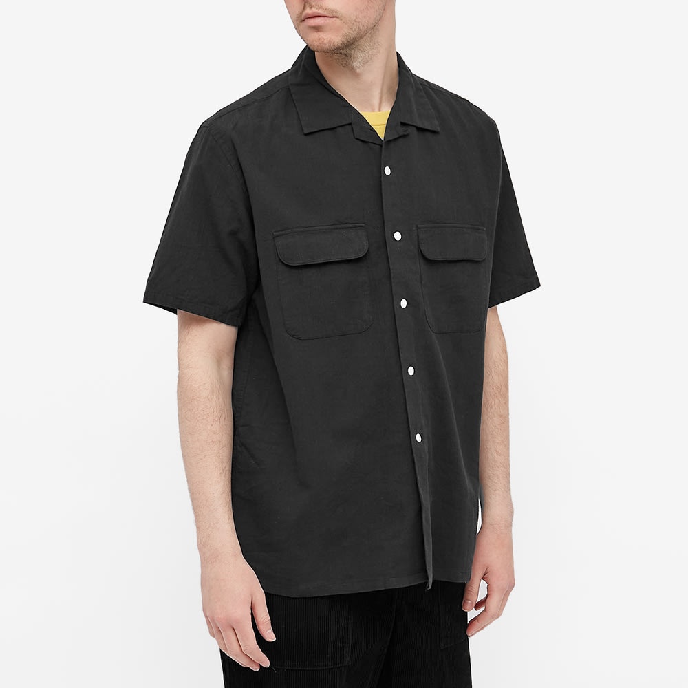 Beams Plus Short Sleeve Open Collar Shirt - 4