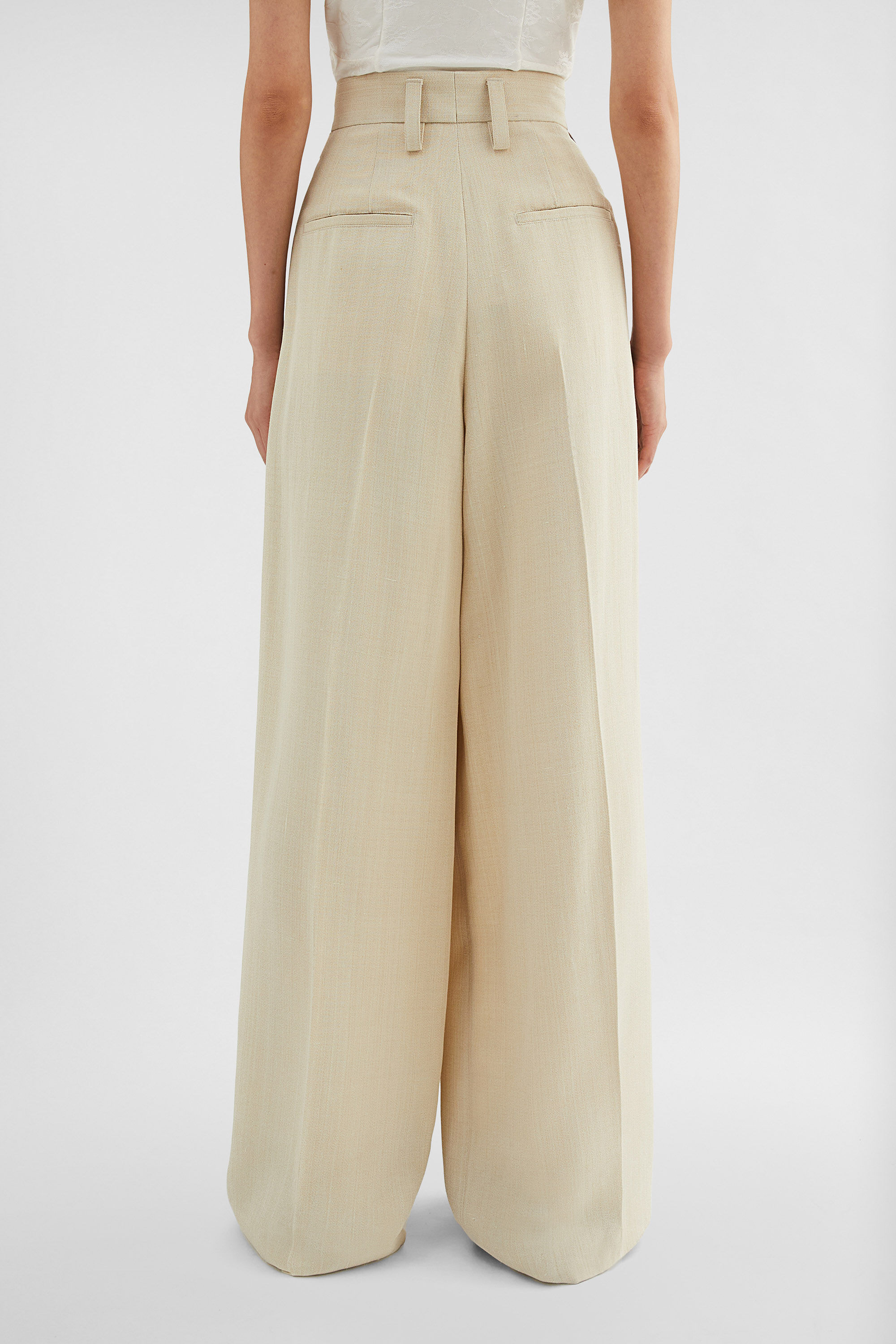 Silk Blend Trousers - 5