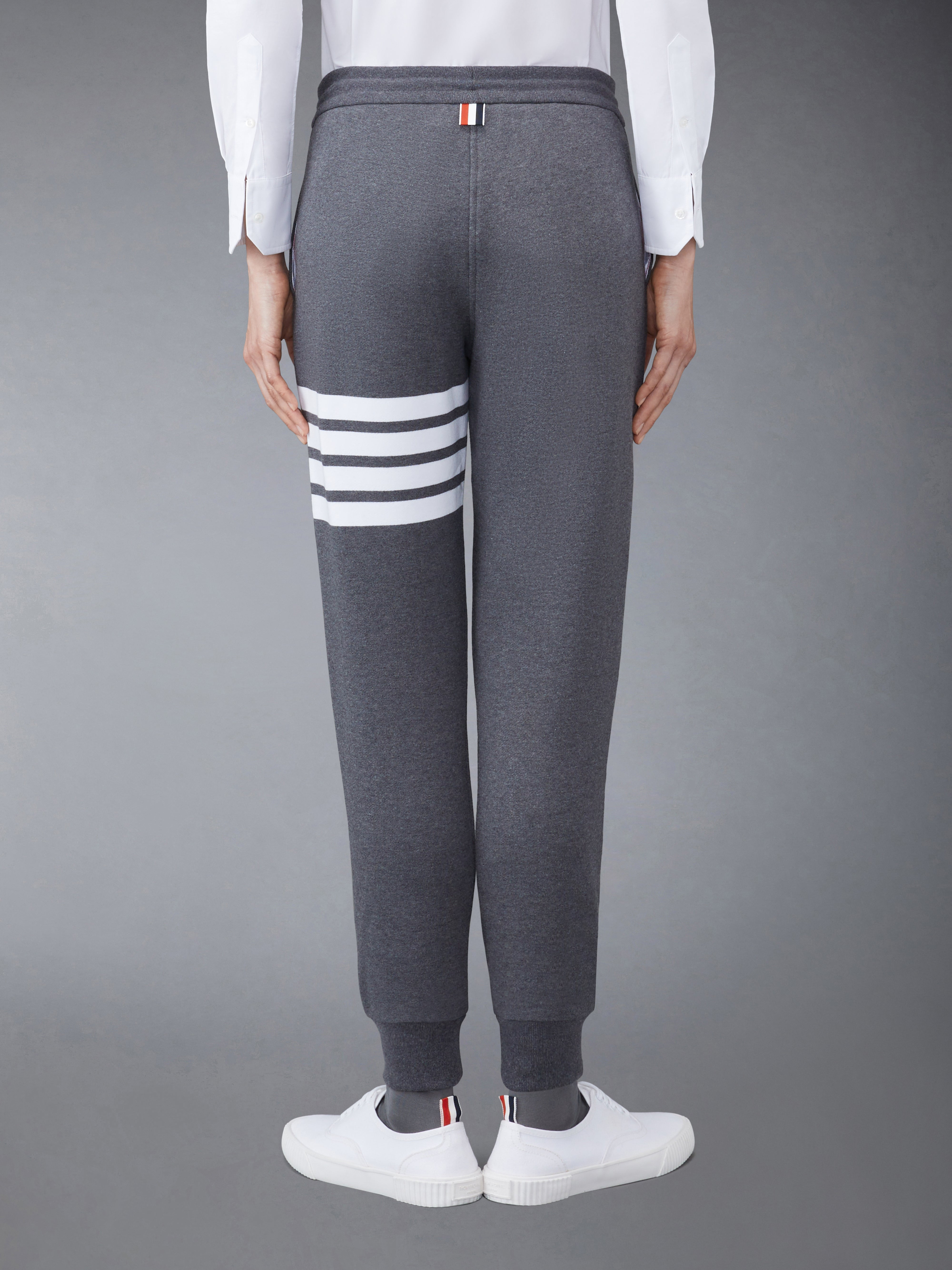 Dark Grey Classic Loop Back Engineered 4-Bar Sweatpant - 2
