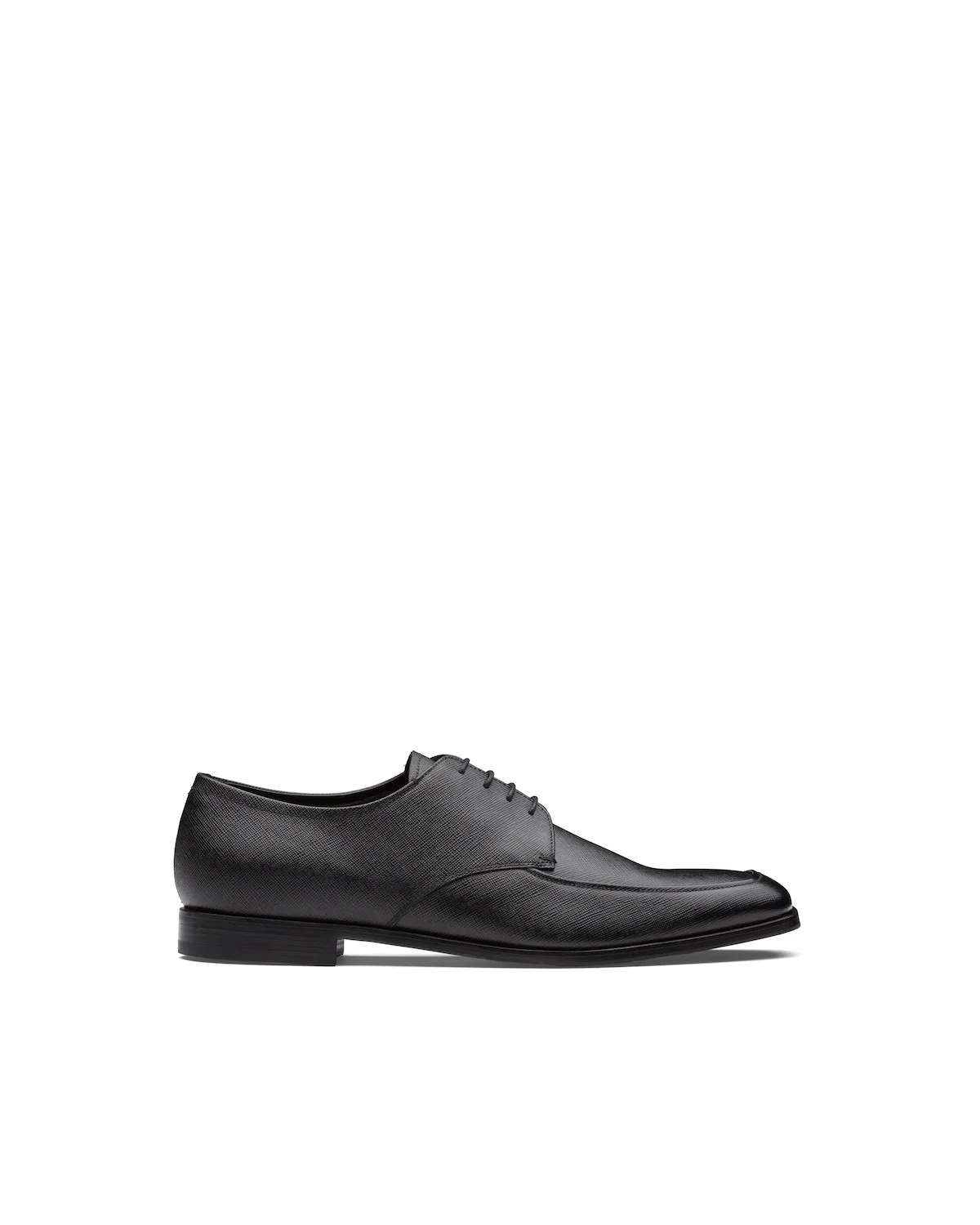 Saffiano leather laced Derby shoes - 2